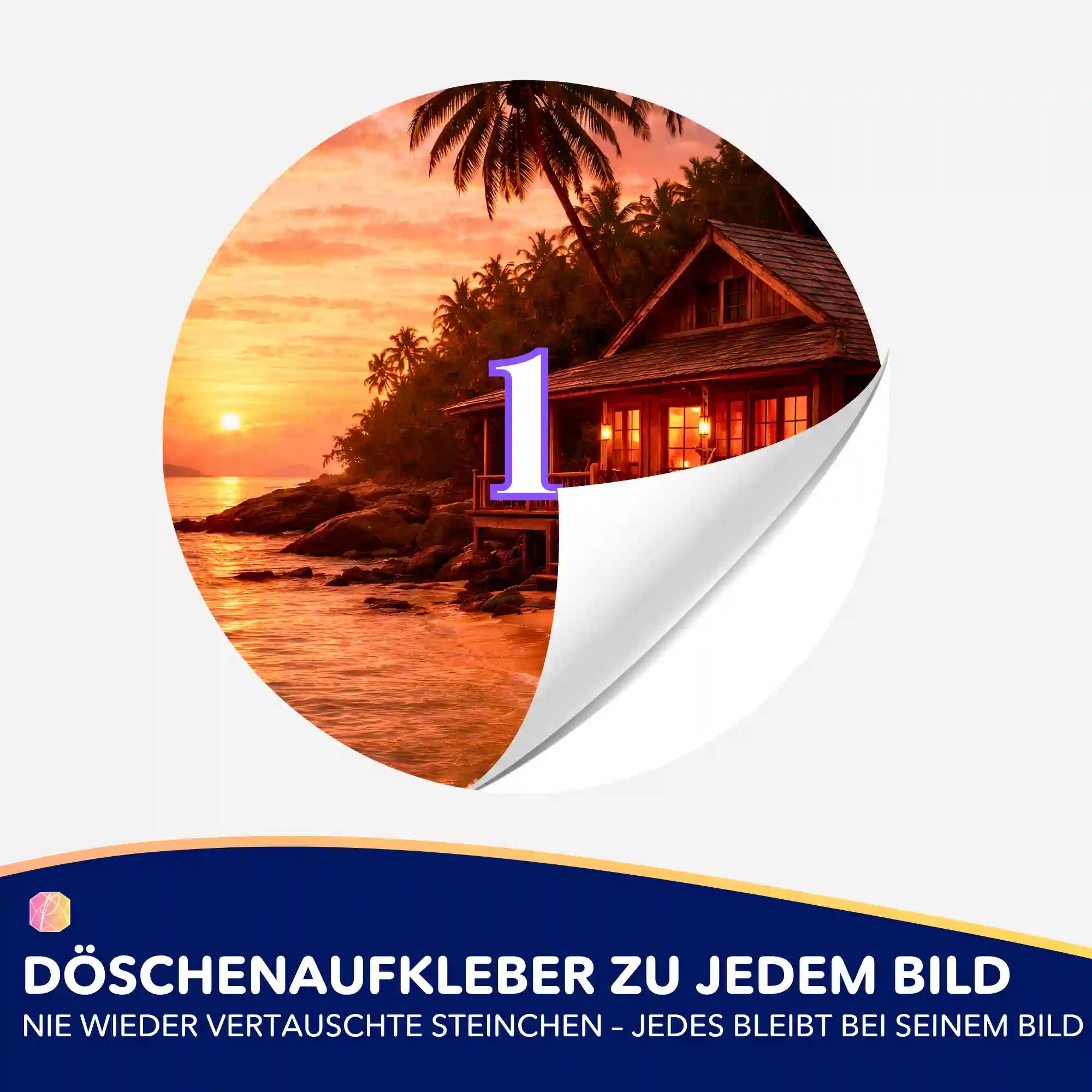 Döschenaufkleber - Wo der Sommer wohnt