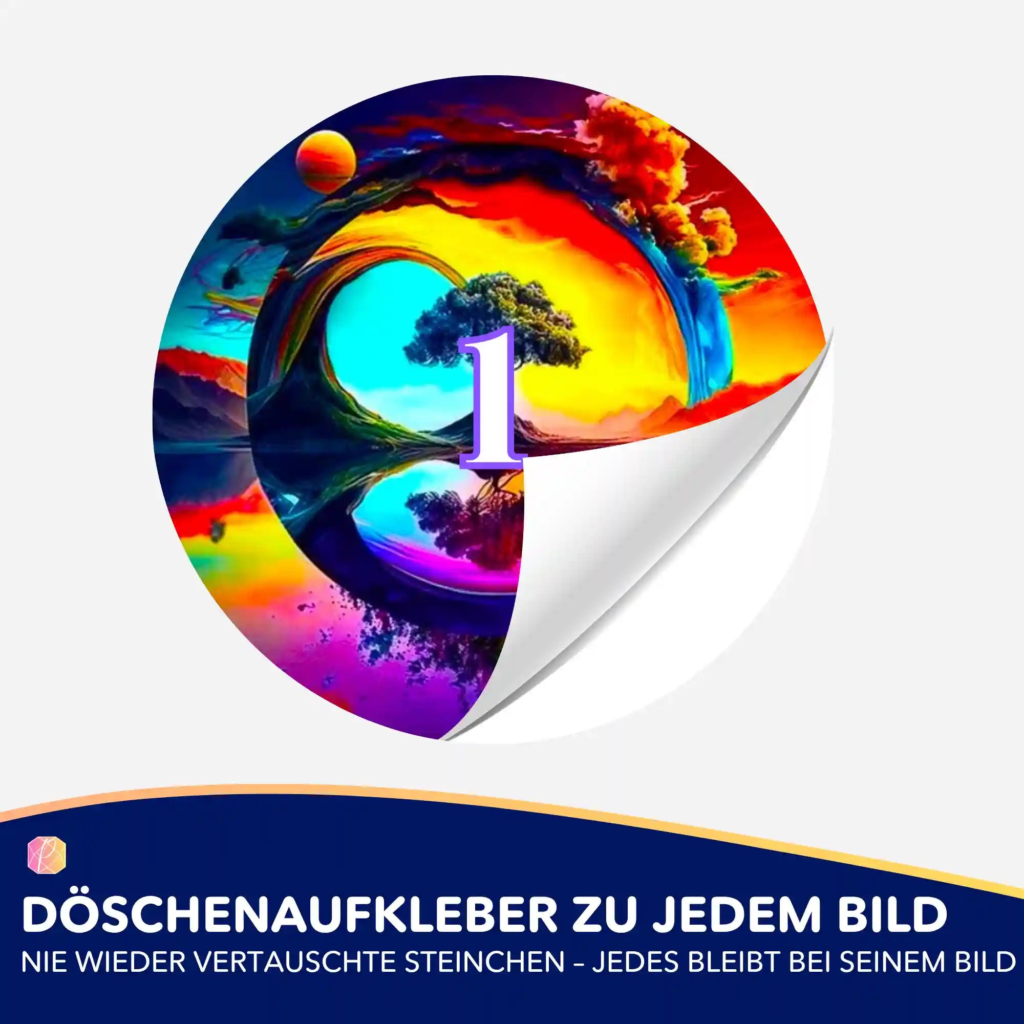 Döschenaufkleber - The Land of Fantasy
