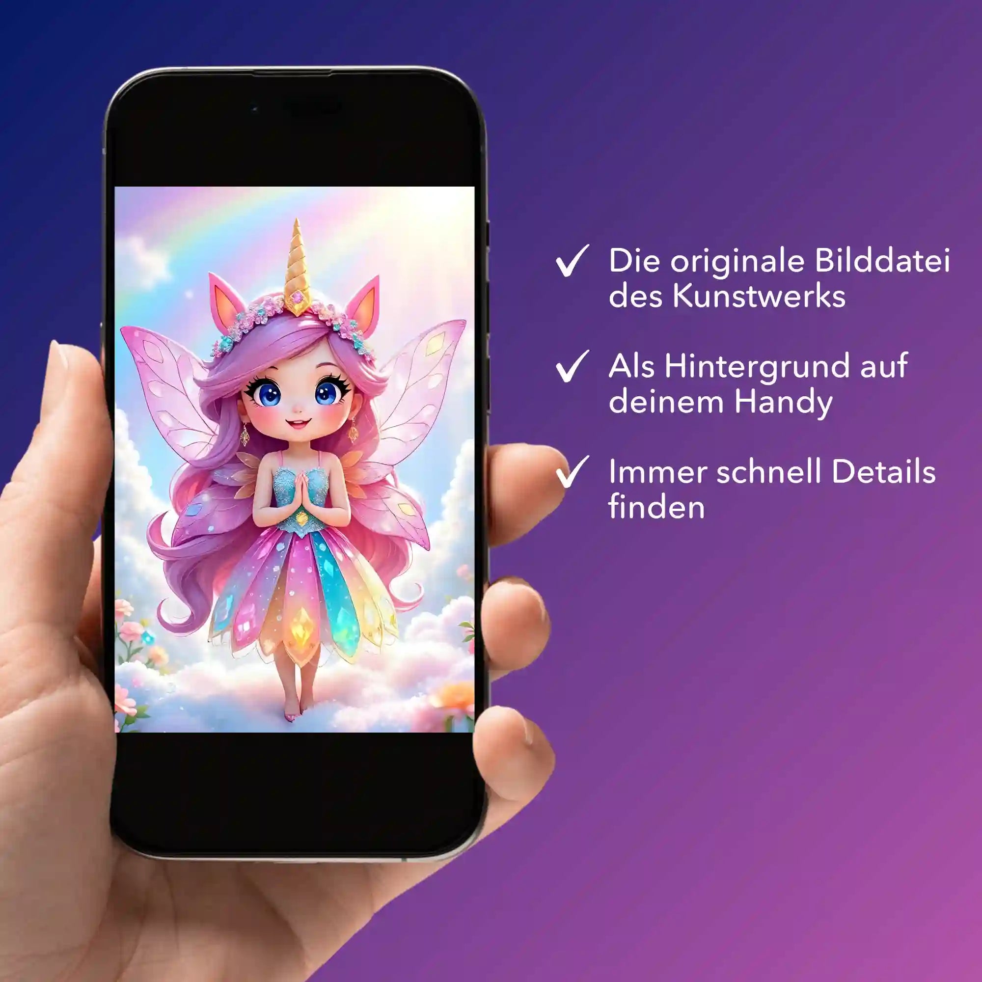 Digitale Bildmappe - Fairydust Special - Fee im Wolkenreich