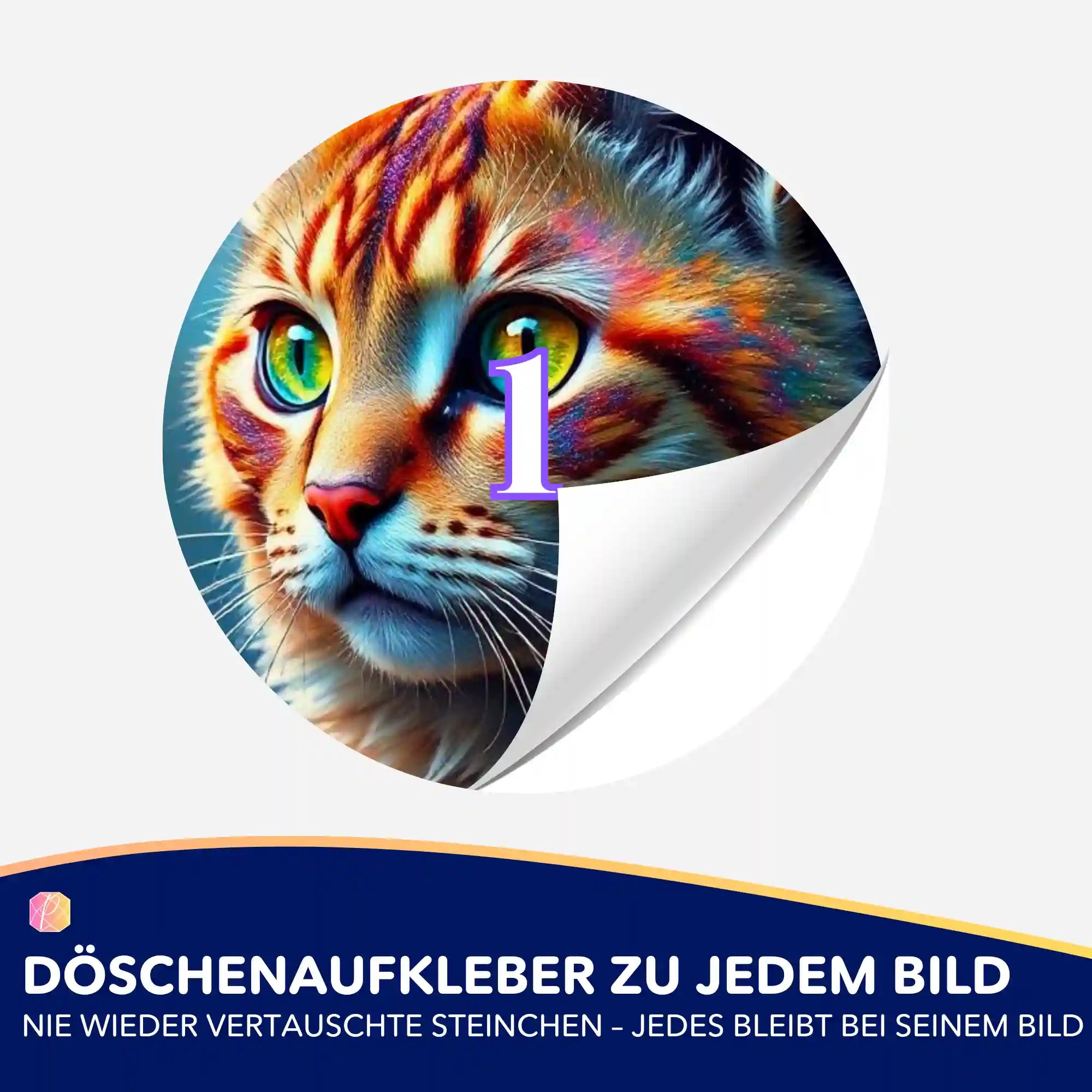 Döschenaufkleber - Sternenpfote