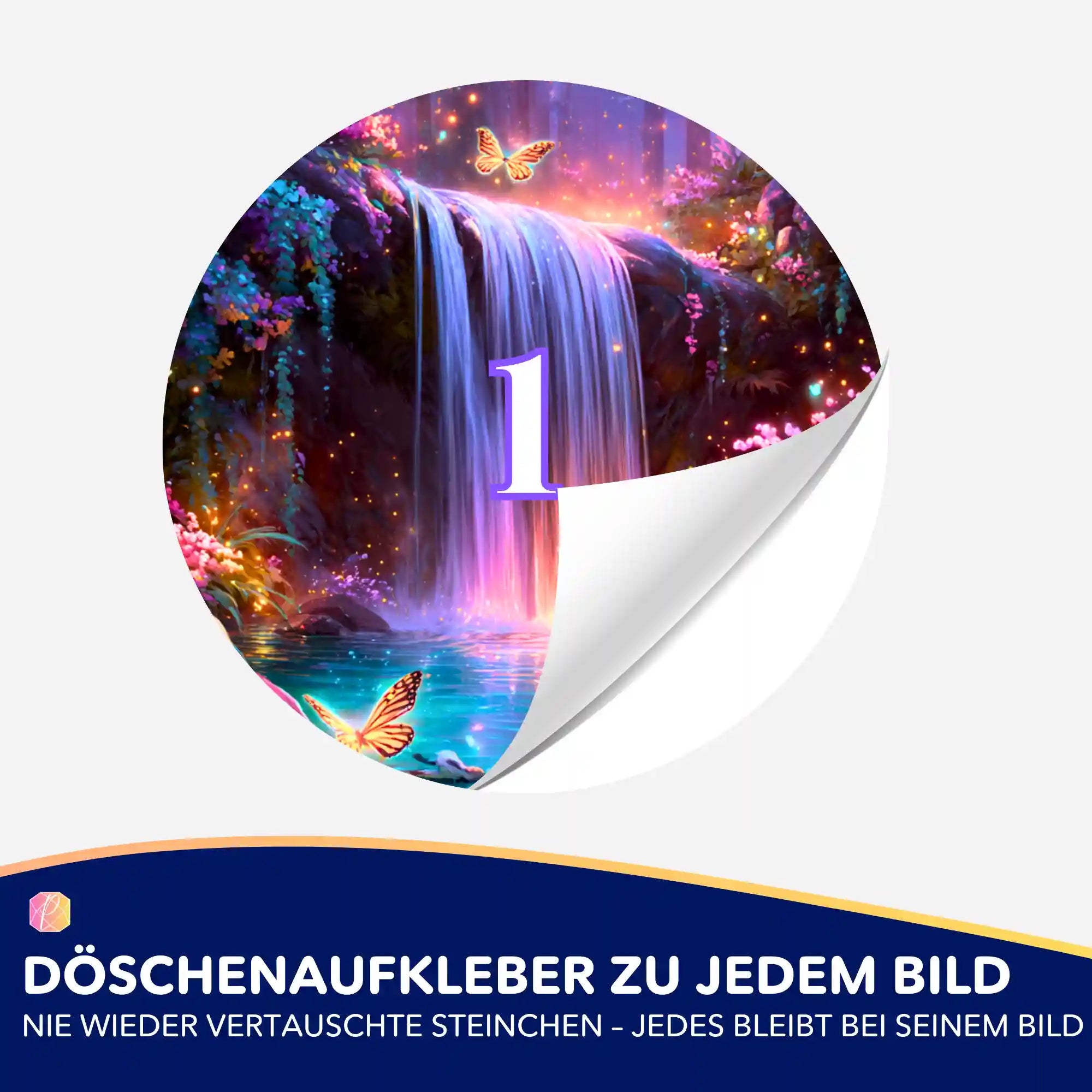 Döschenaufkleber - Hain der erwachten Farben