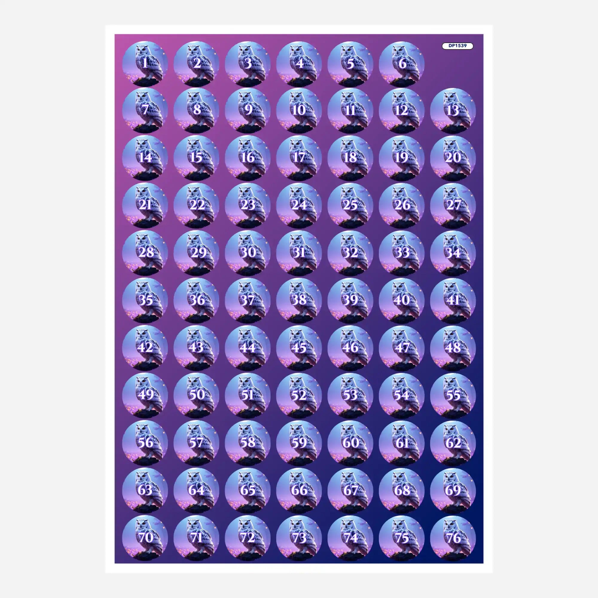 Döschenaufkleber - Nachtwächter