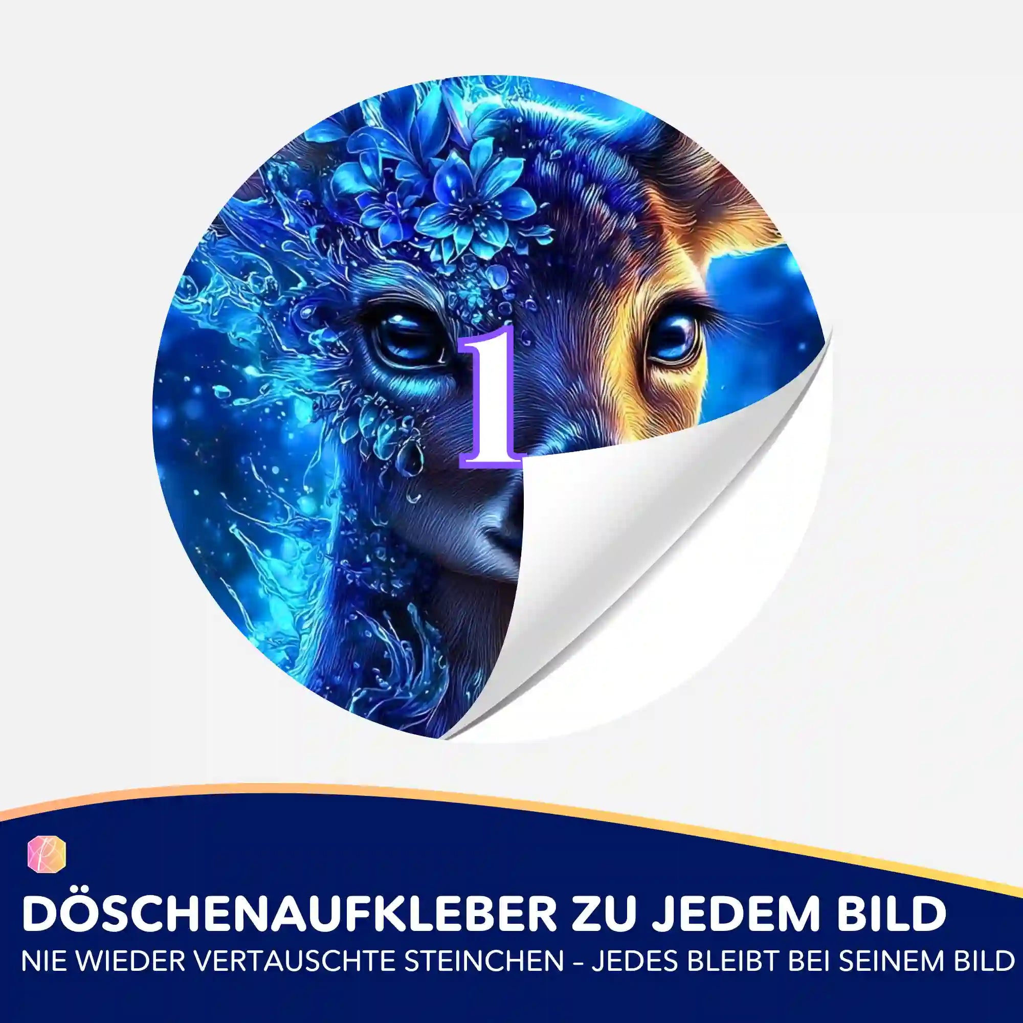 Döschenaufkleber - Hüterin des Herzens
