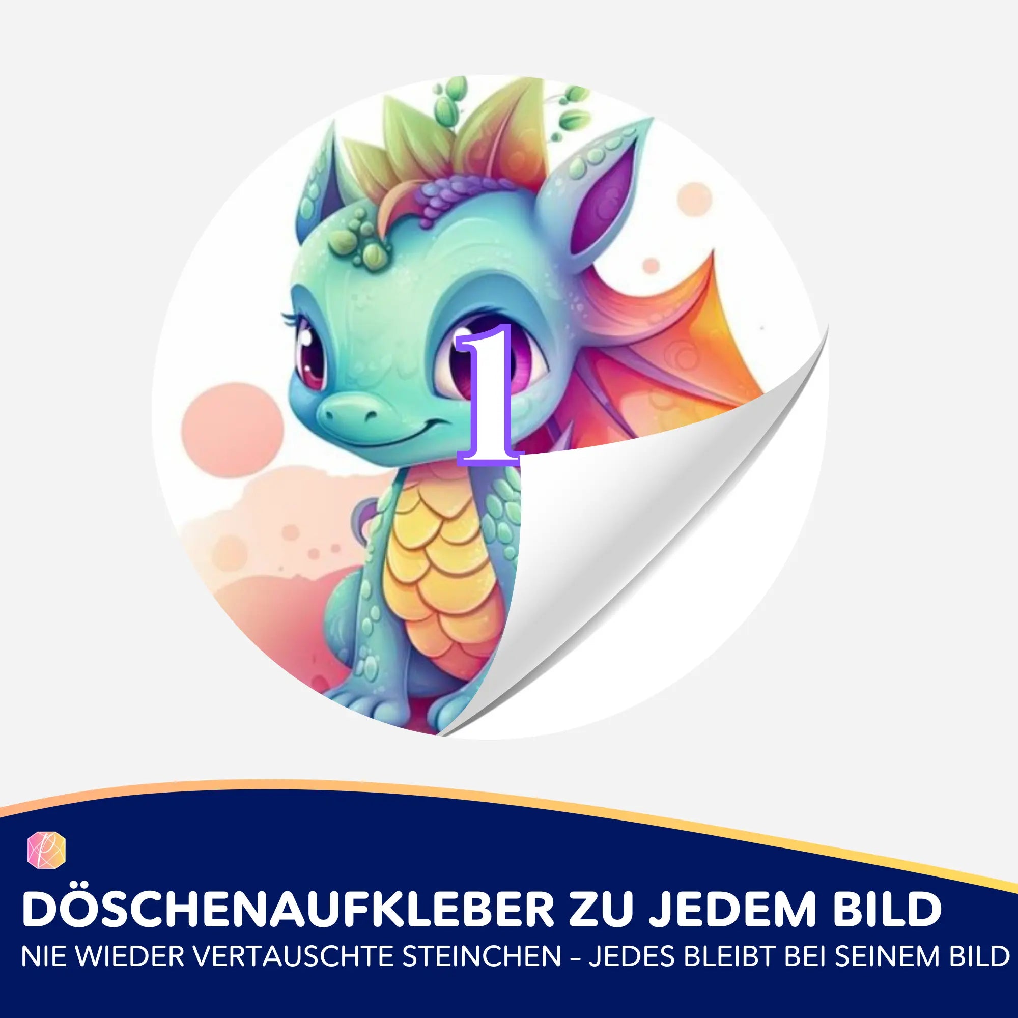 Döschenaufkleber - Color Dragon