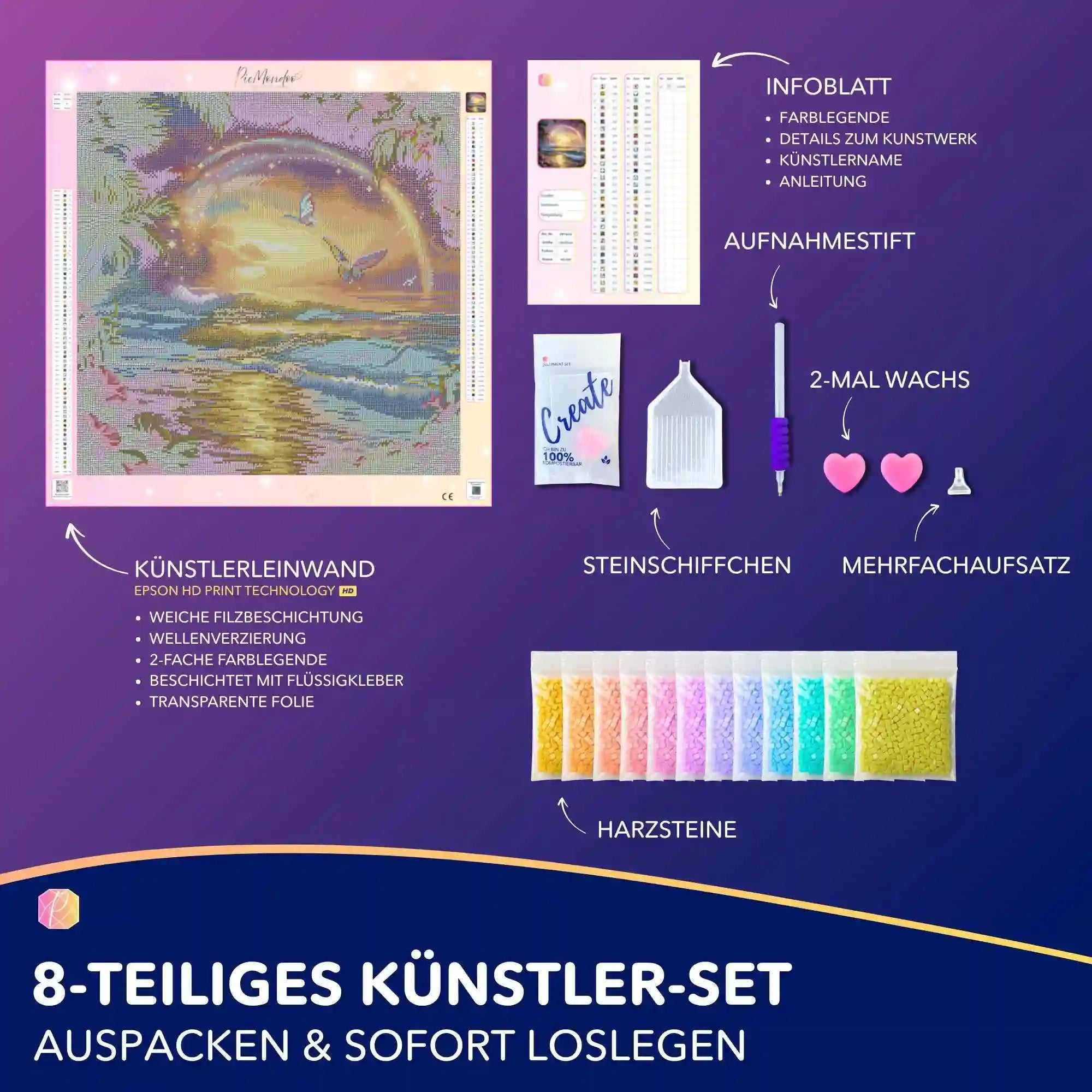 Diamond Painting - Zwischen Himmel und Meer