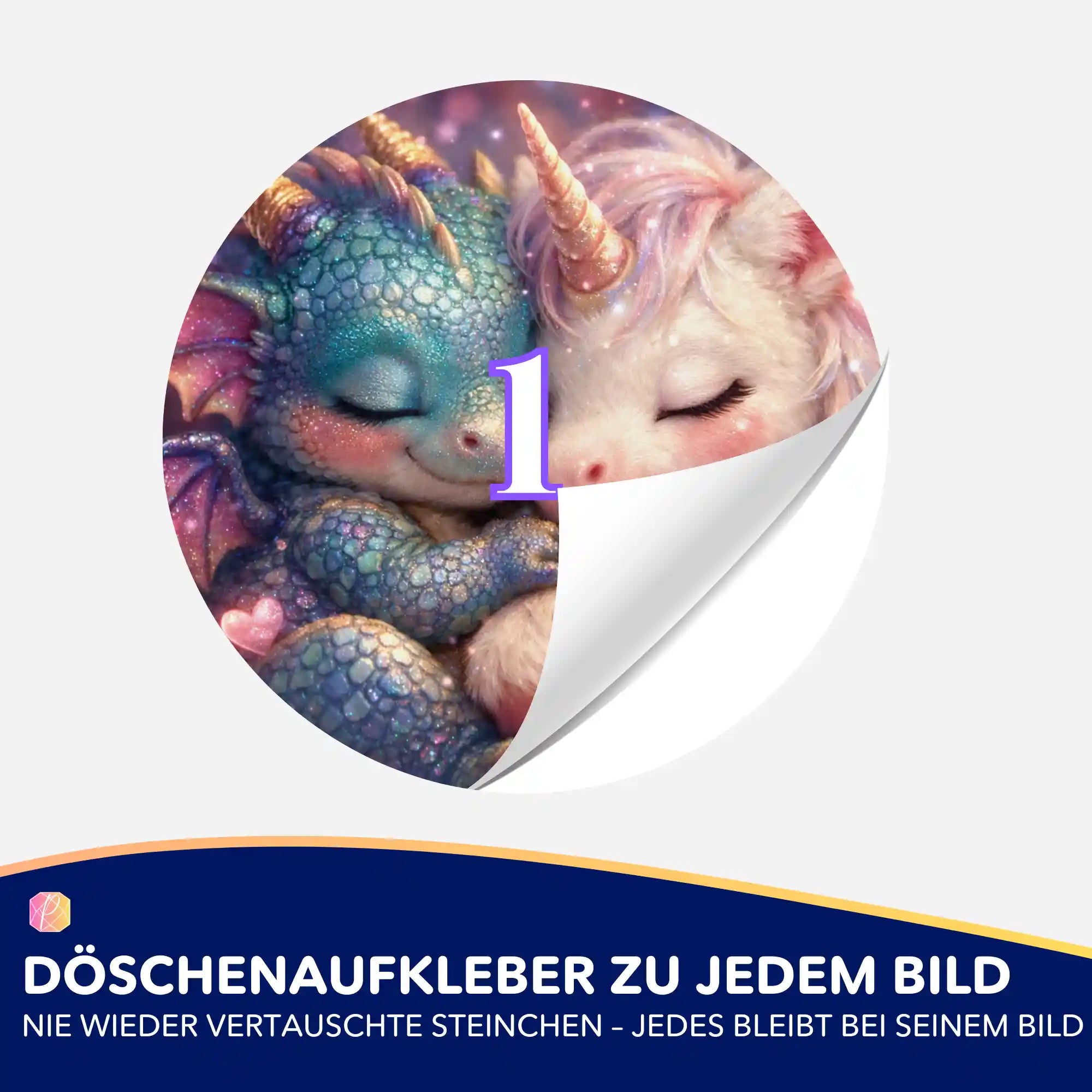 Döschenaufkleber - Zauber der Freundschaft