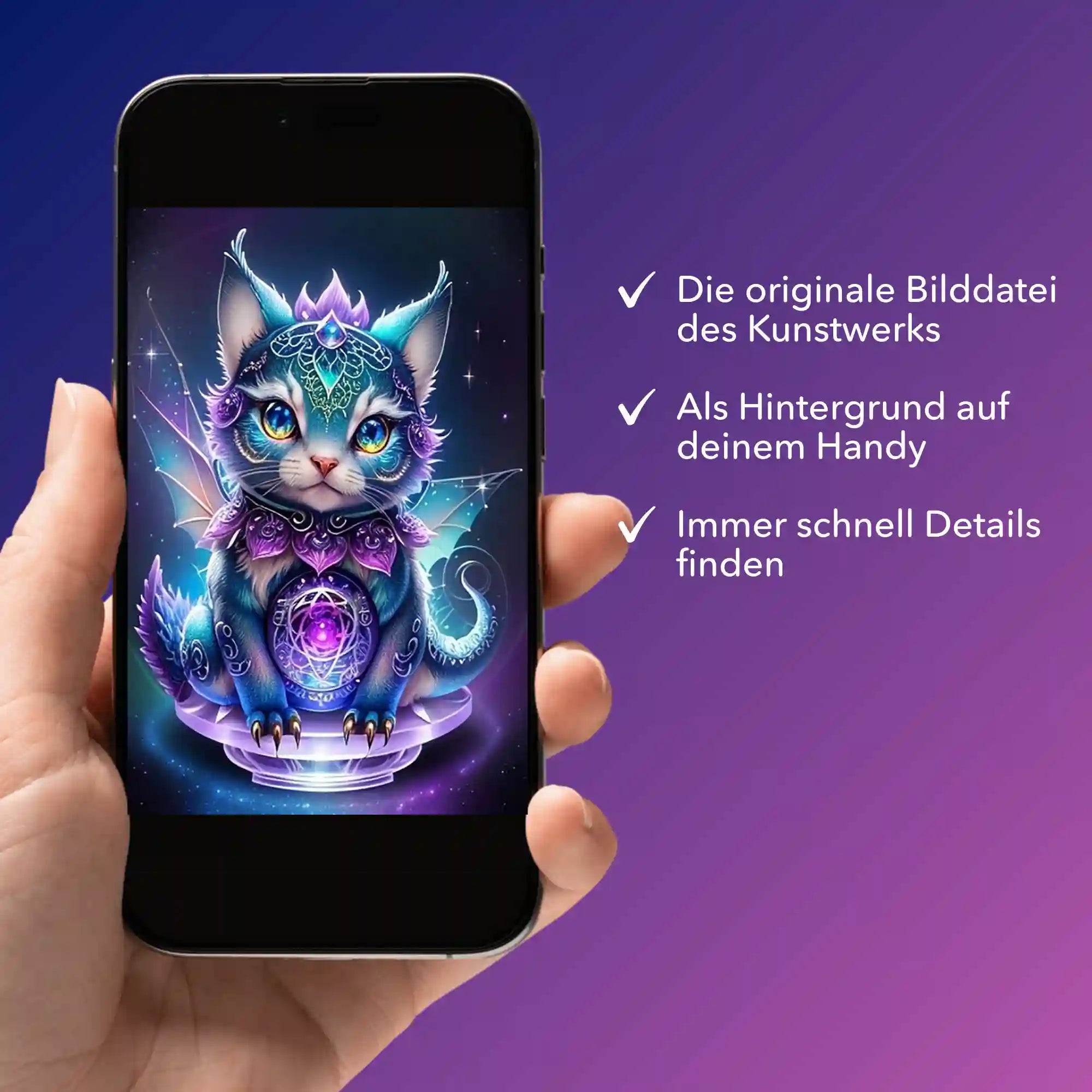 Digitale Bildmappe - Mystical Kitty