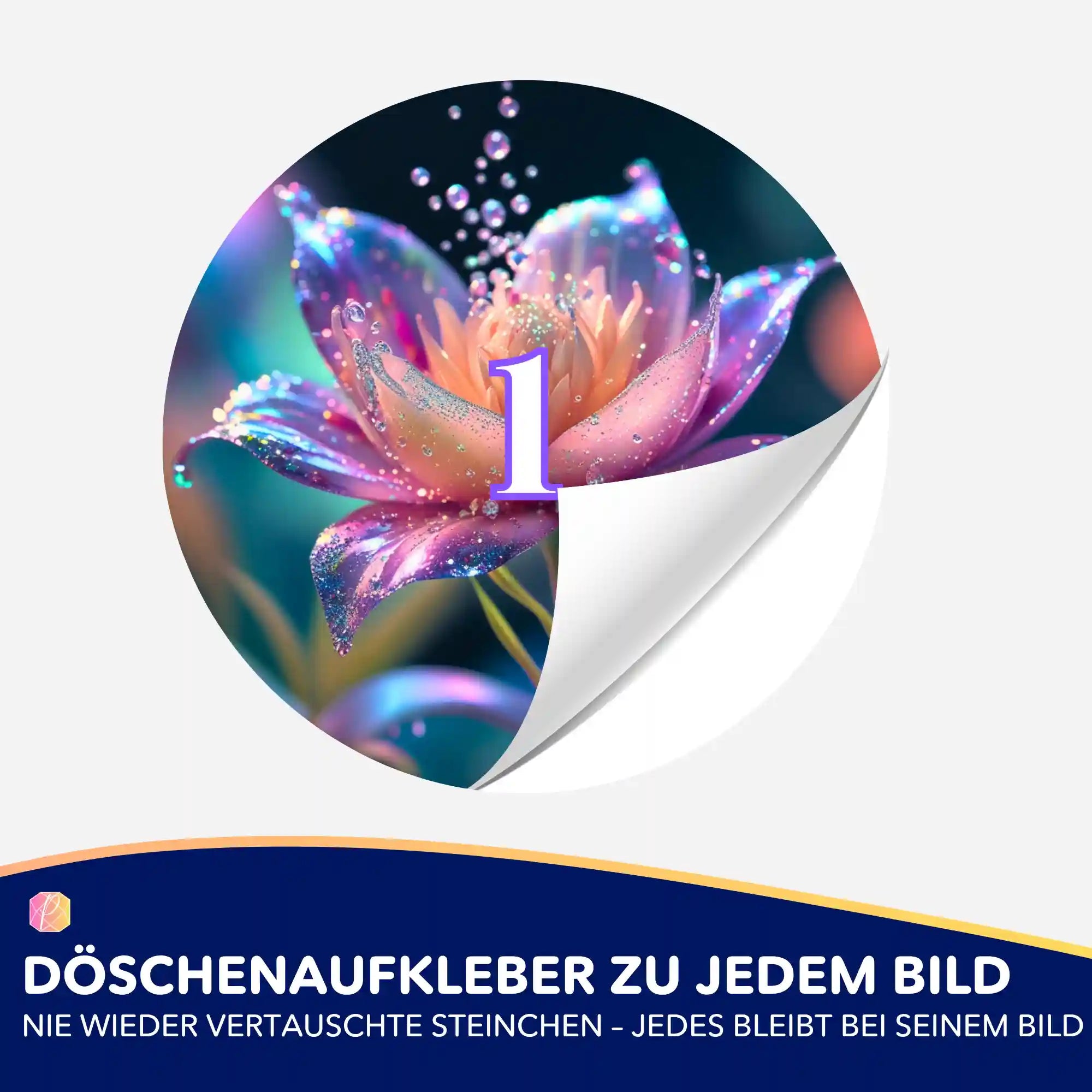 Döschenaufkleber - Sternentau