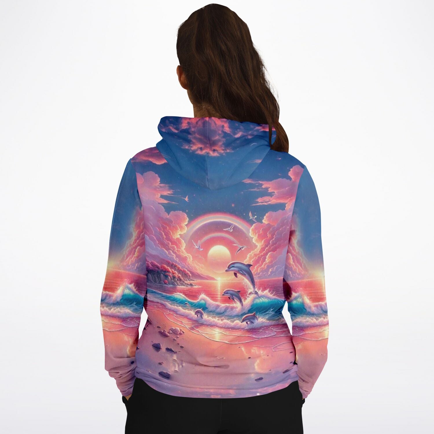 Dreamer Hoodie - Pinkes Meeresrauschen