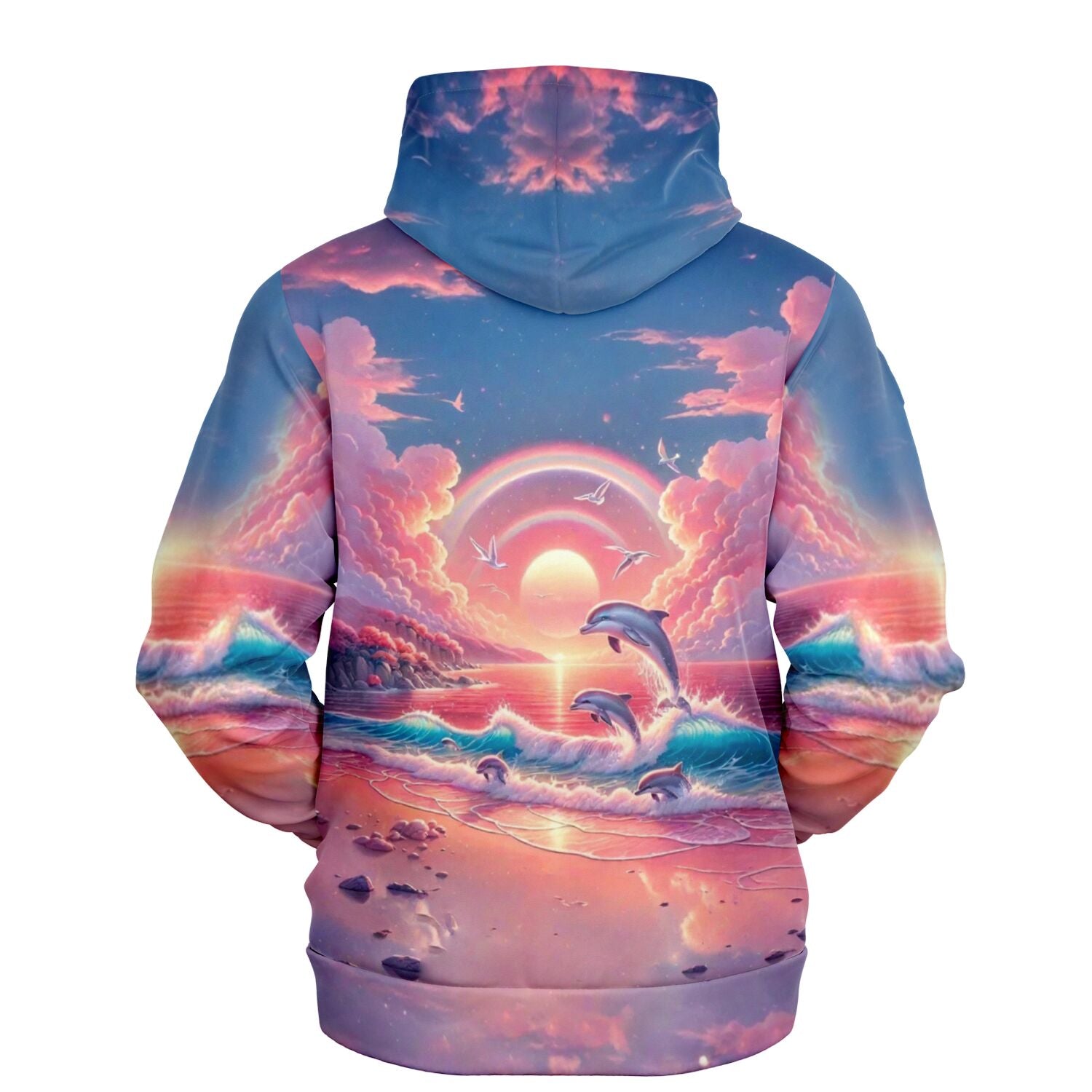 Dreamer Hoodie - Pinkes Meeresrauschen