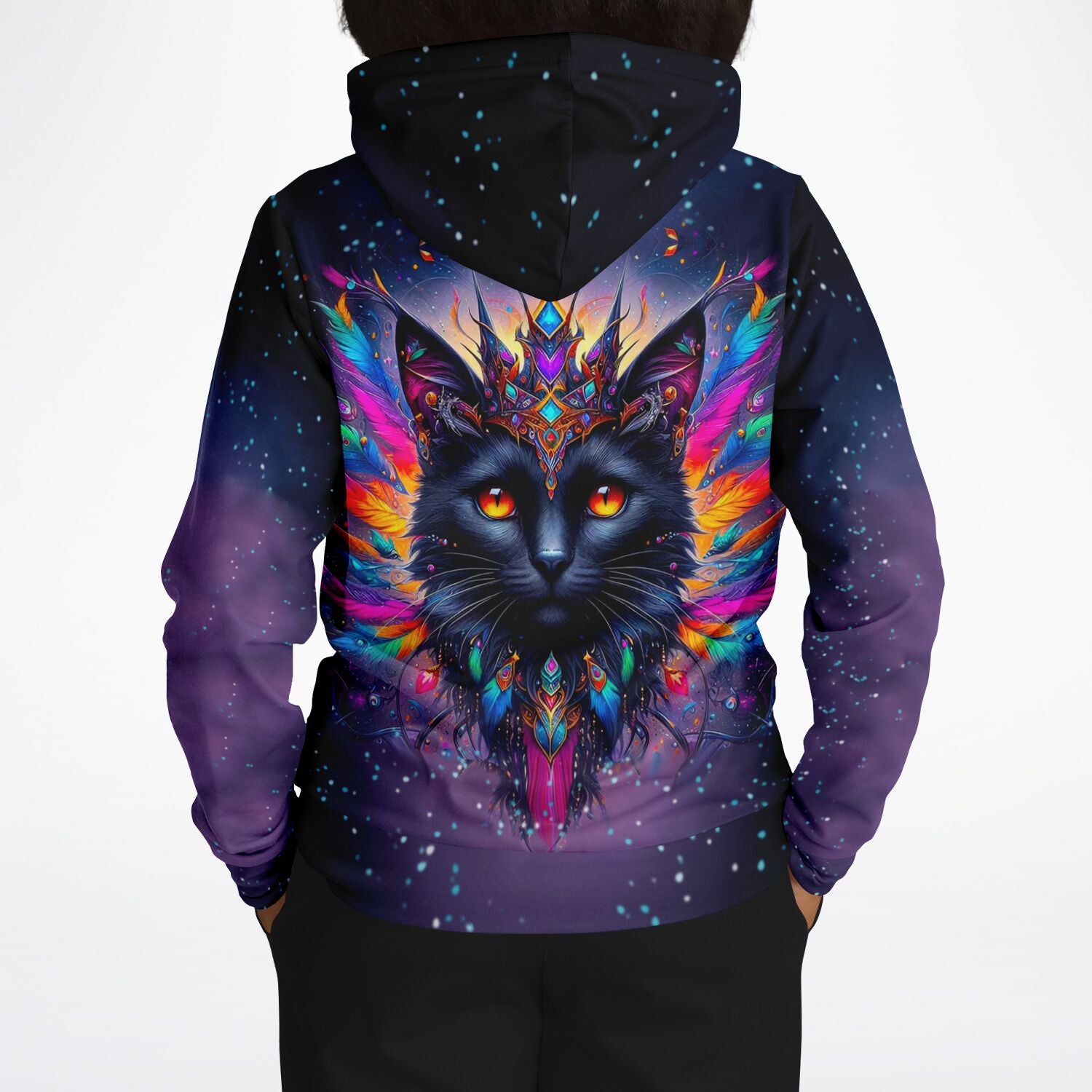 Dreamer Hoodie - Mystic colorsplash Cat