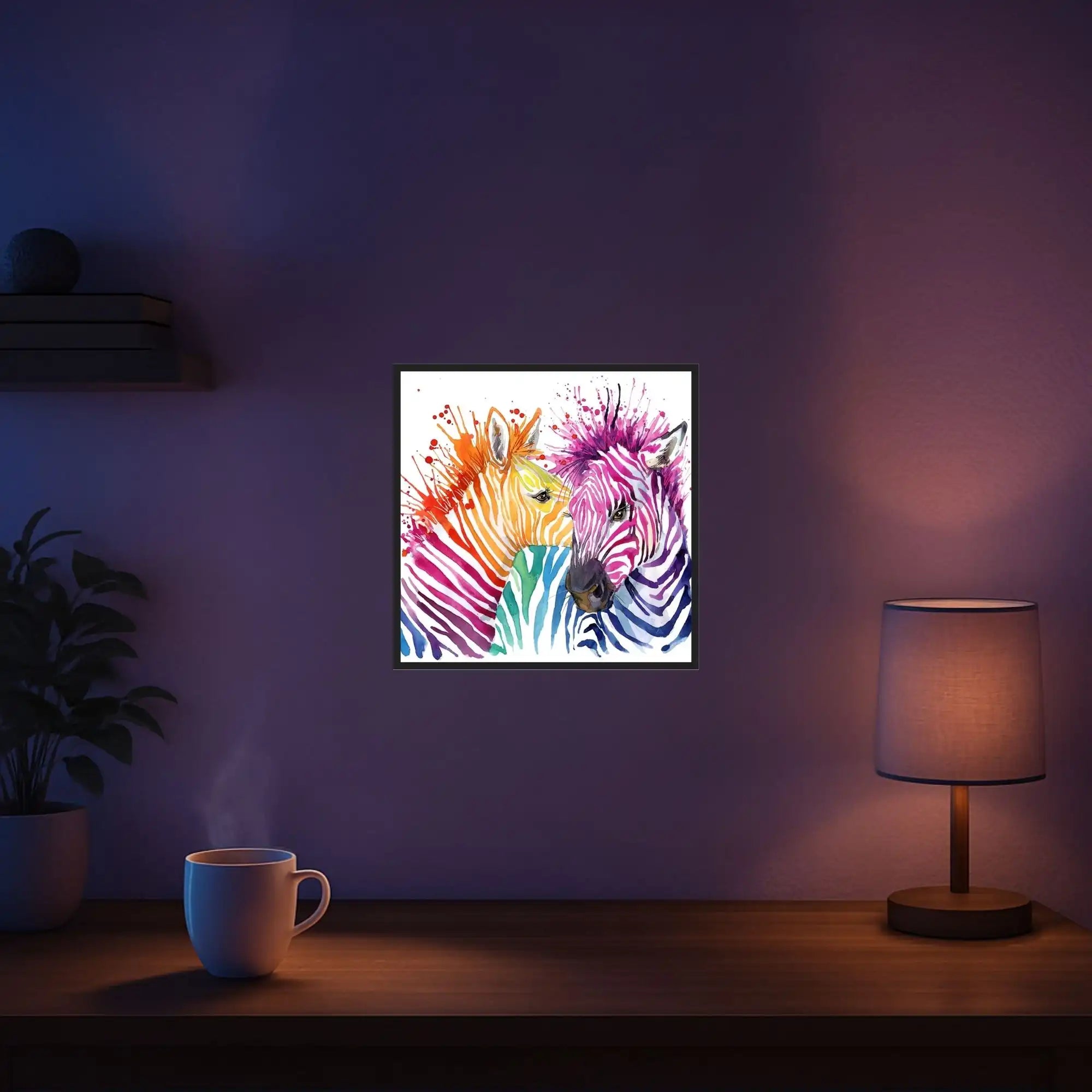 Diamond Painting - Bunte Zebras