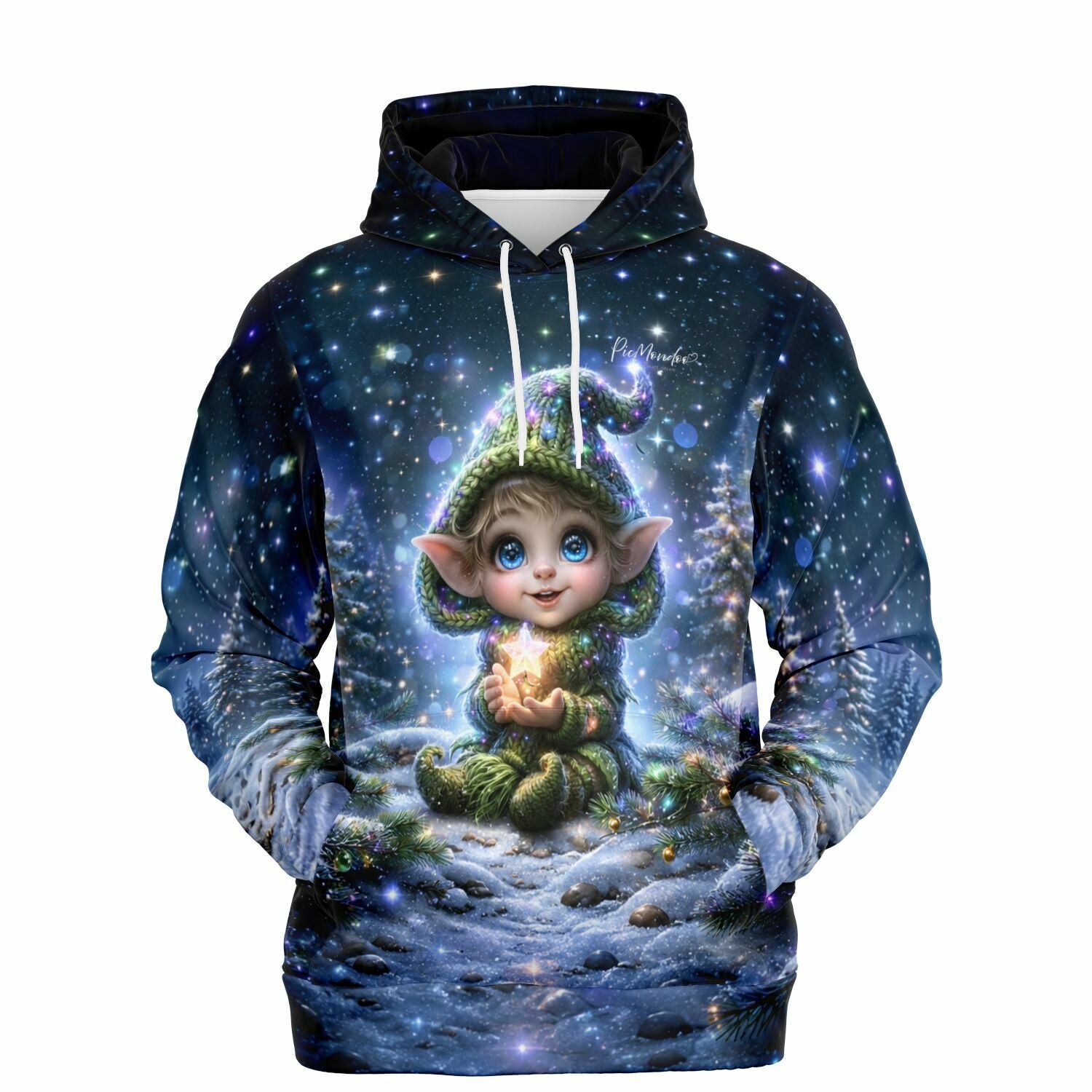 Dreamer Hoodie mit magischem Elfen-Motiv im Sternenhimmel-Design für Fans von Diamond Painting und Malen nach Zahlen