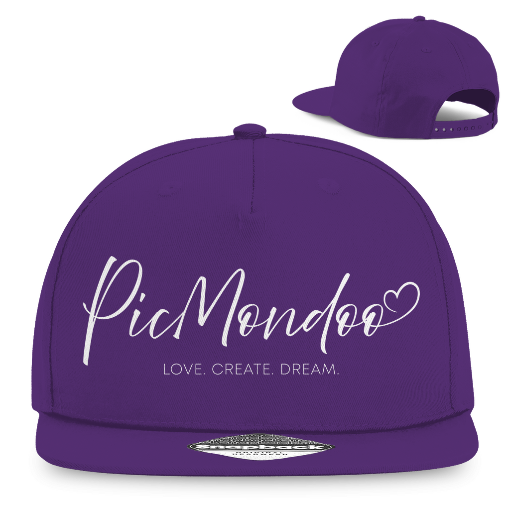 Snapback Rapper Cap picmondoo logo