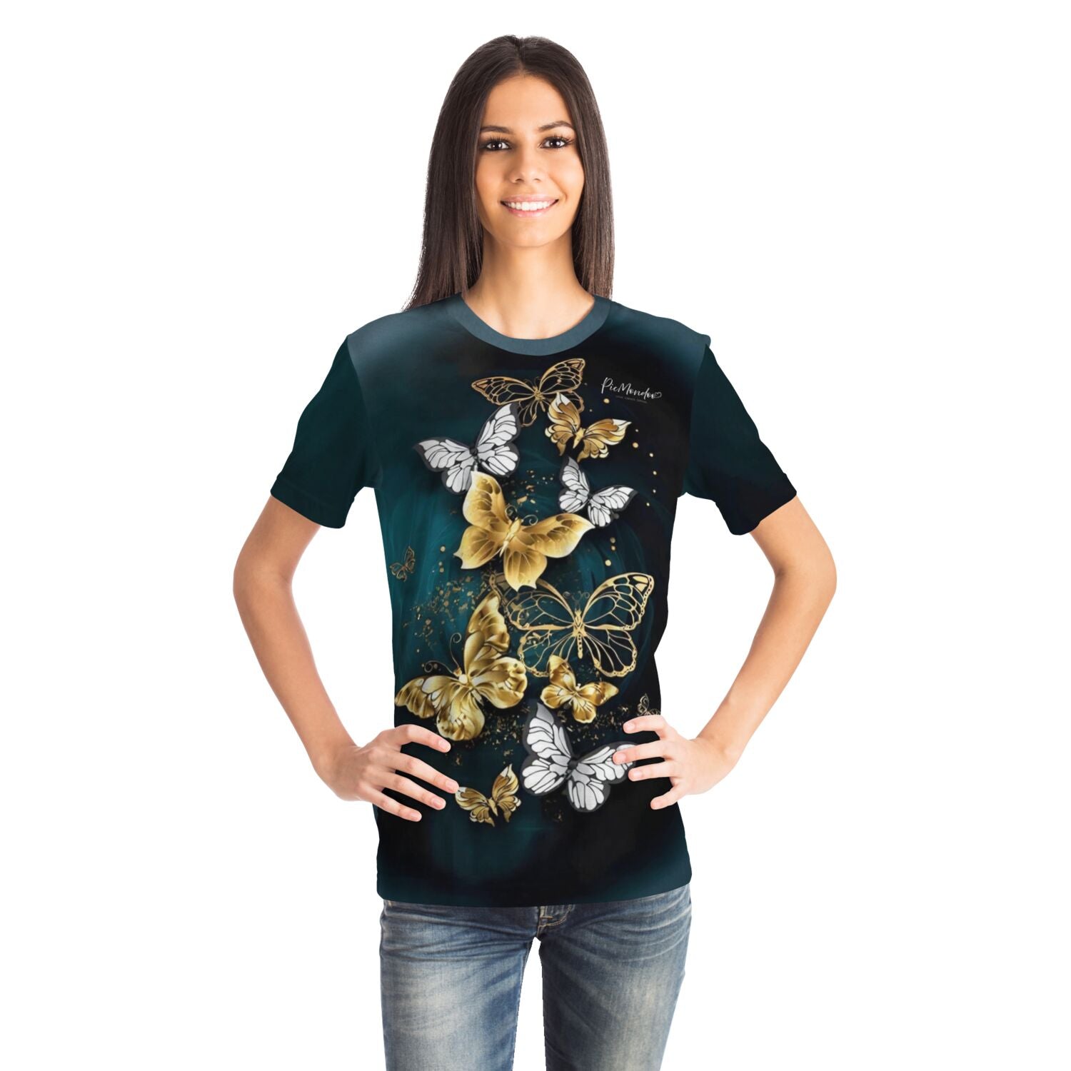 Dreamer T-Shirt - Multi Special - Goldene Schmetterlinge