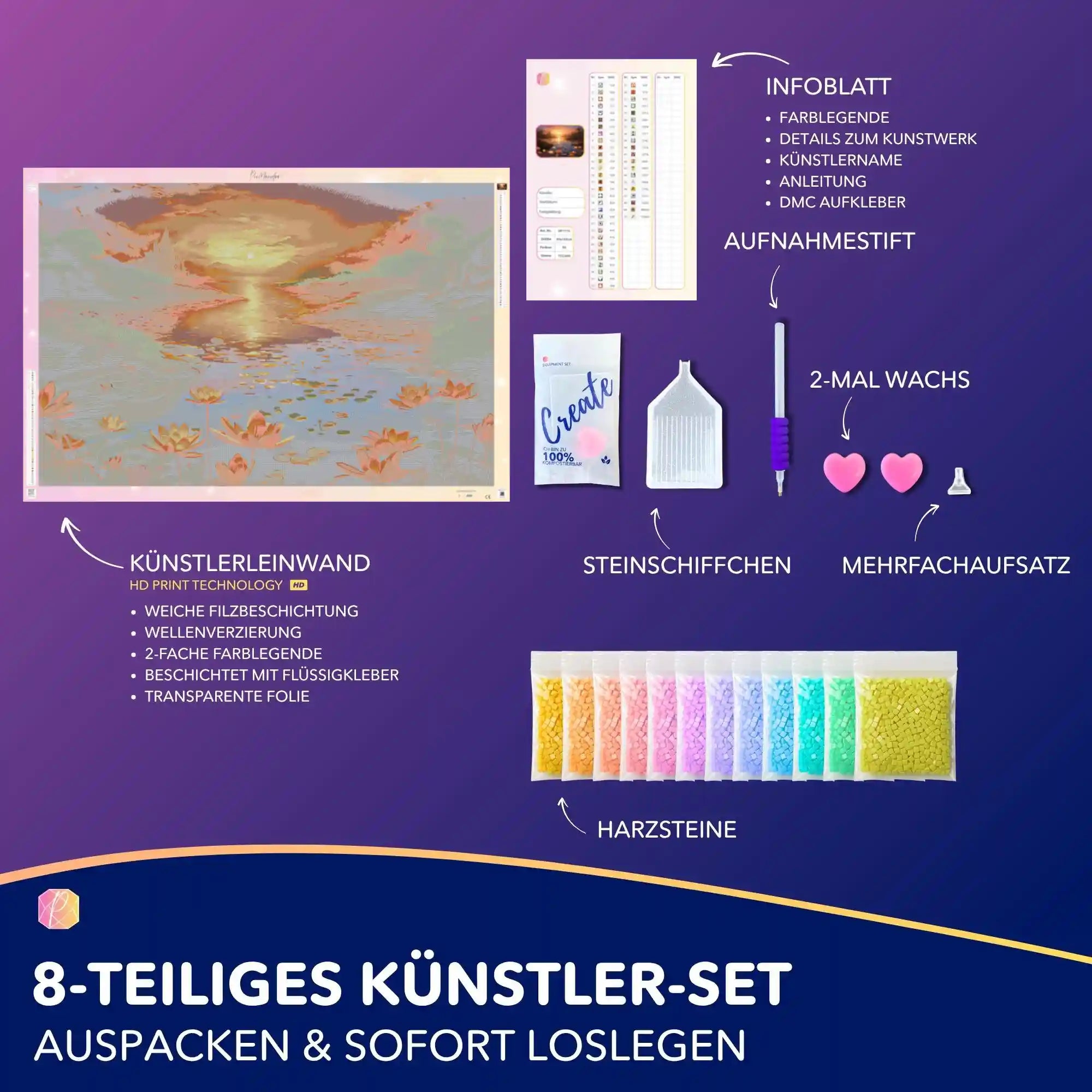 Diamond Painting - Wenn der Tag ausatmet "Limited Edition"