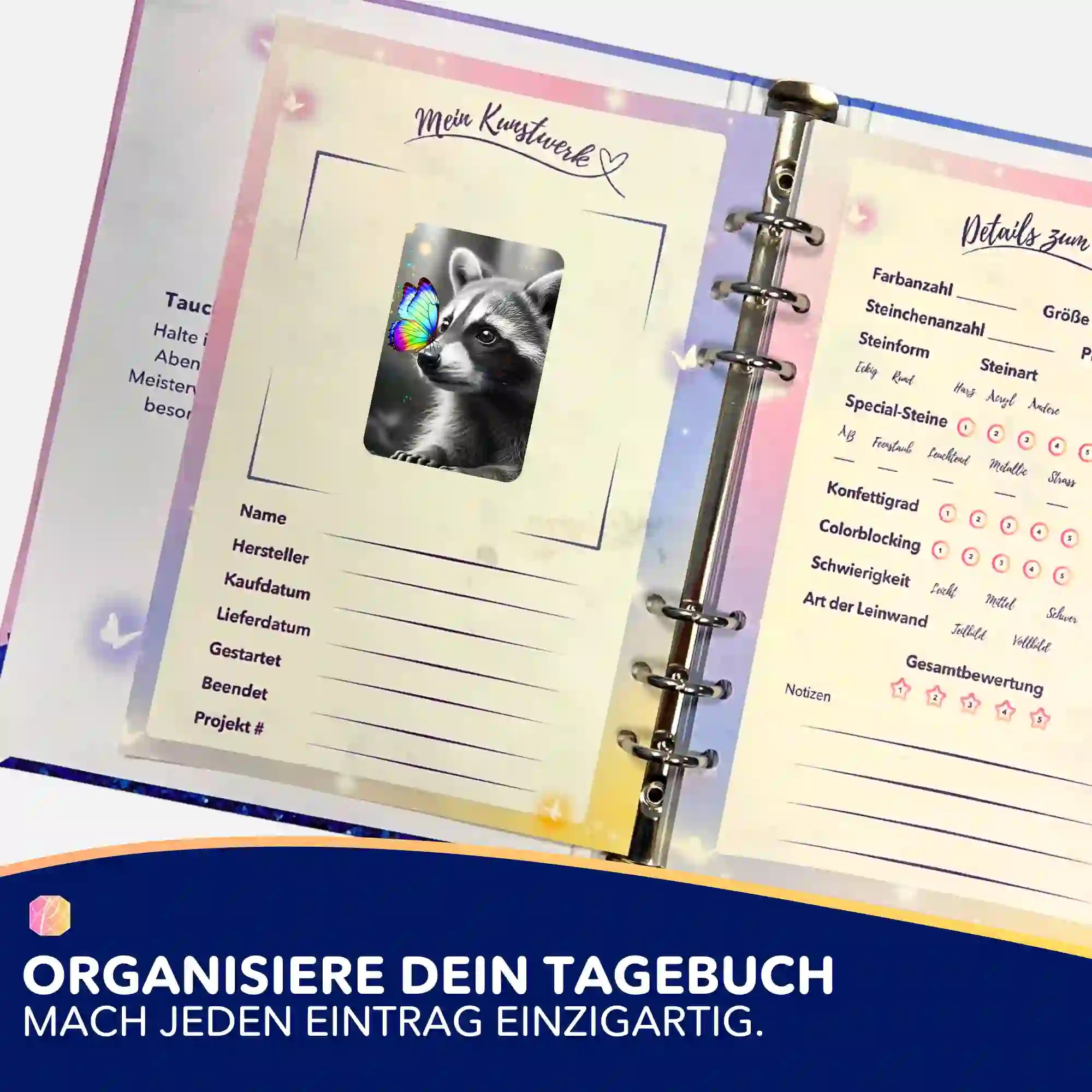 Aufkleber 5er-Set - Kleiner Farbtupfer