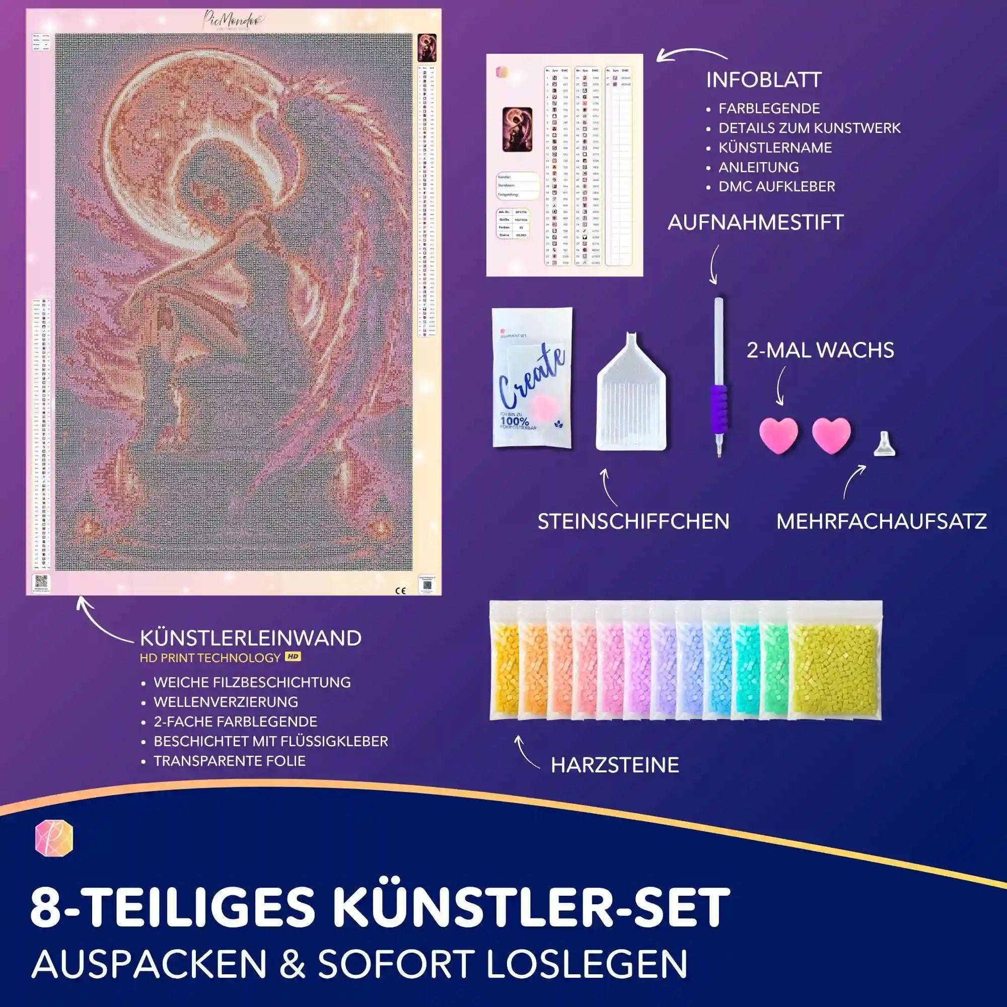 Diamond Painting 7 Tage Special - Aurelia Nachtflügel