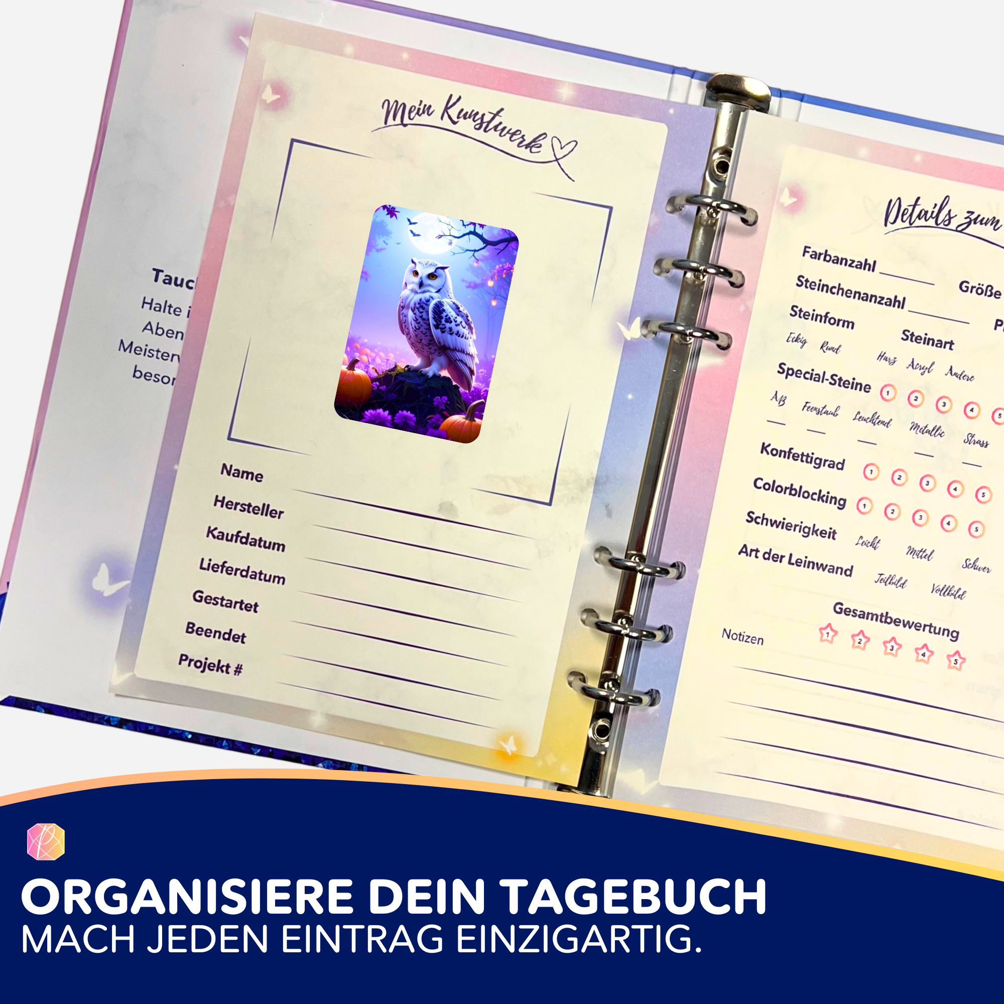 Aufkleber 5er-Set - Nachtwächter