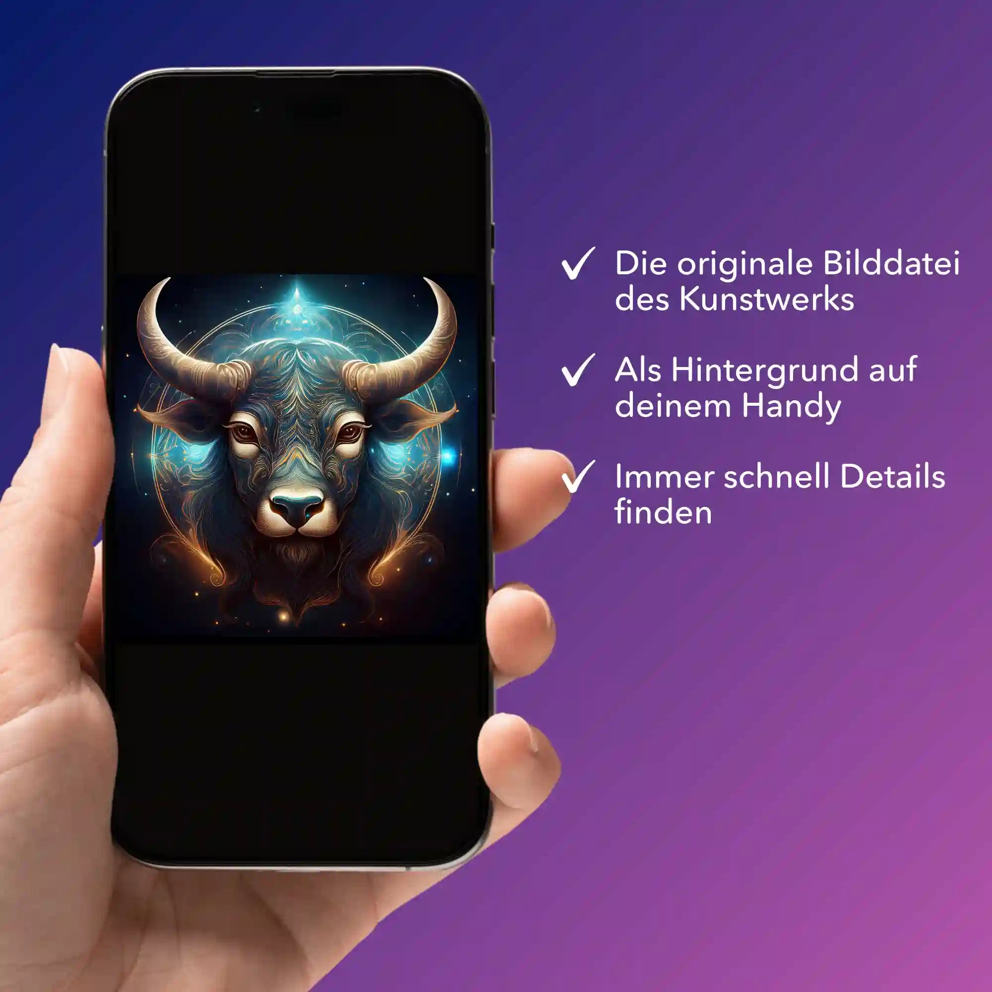 Digitale Bildmappe - Sternzeichen Stier "Limited Edition"