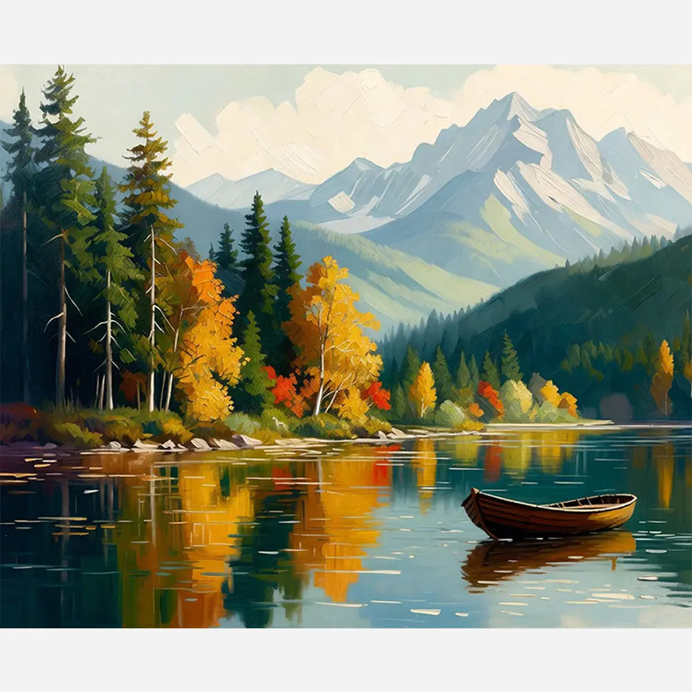 Malen nach Zahlen - Goldene Ufer