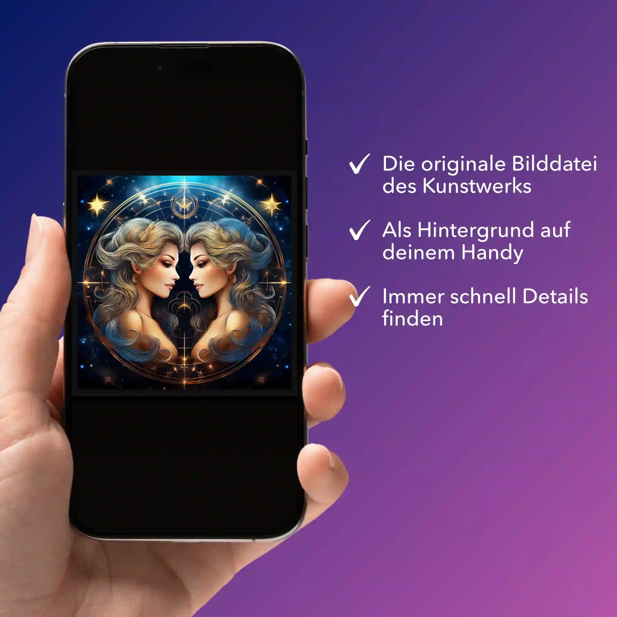 Digitale Bildmappe - Sternzeichen Zwilling "Limited Edition"