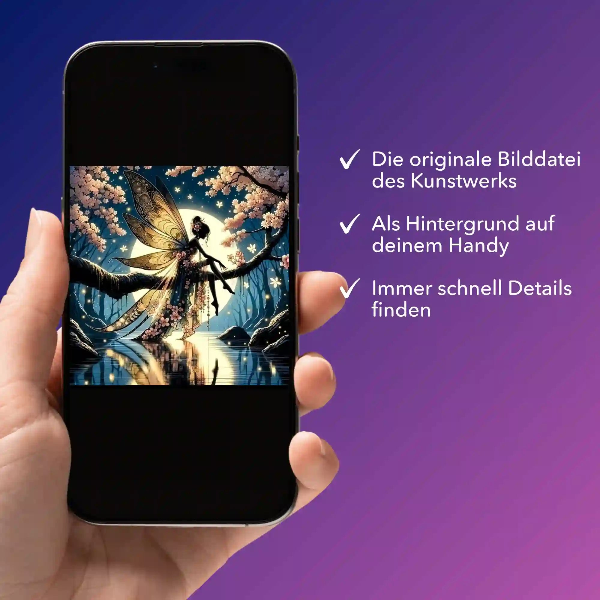 Digitale Bildmappe - Mondscheinfee