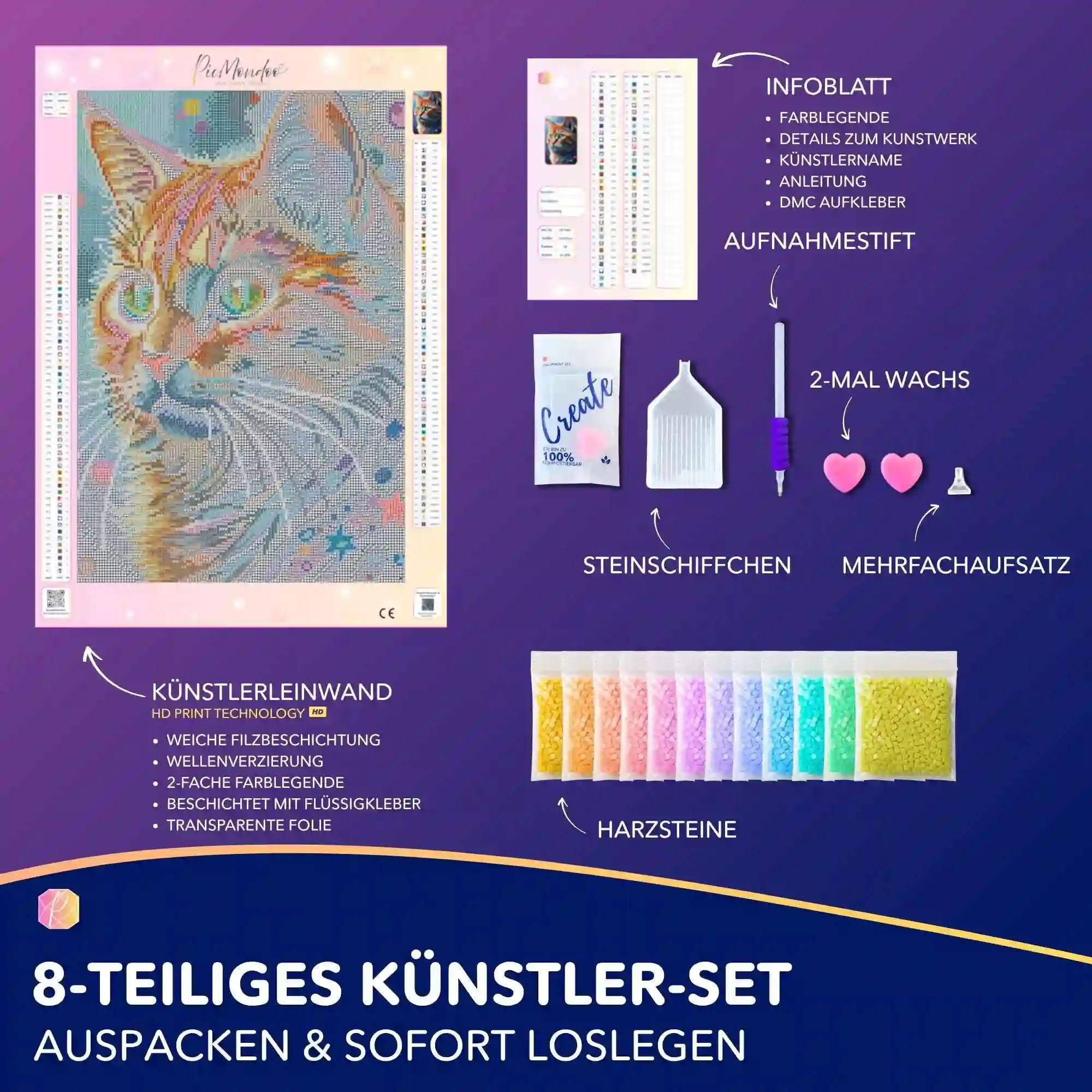 Diamond Painting - Sternenpfote