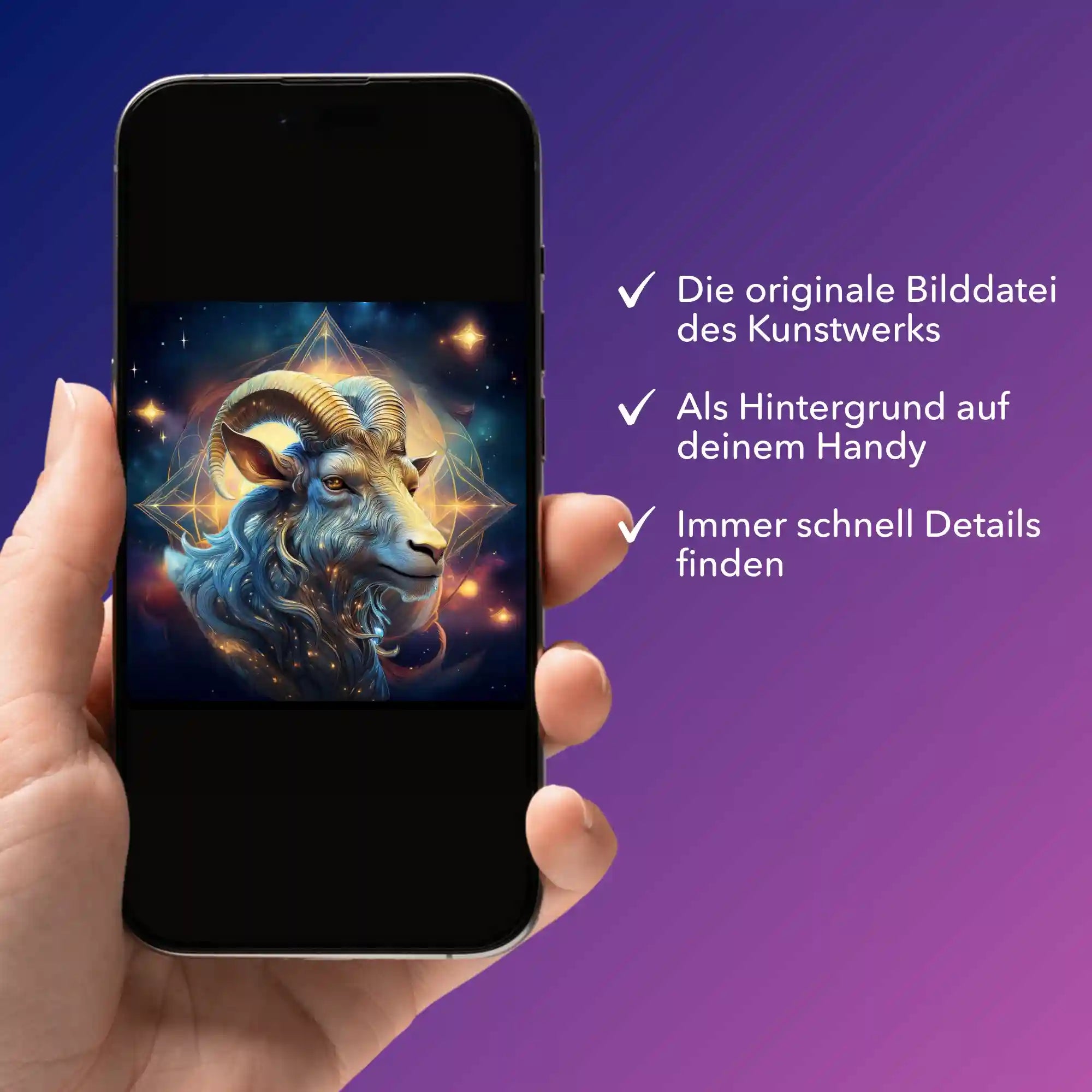 Digitale Bildmappe - Sternzeichen Steinbock "Limited Edition"