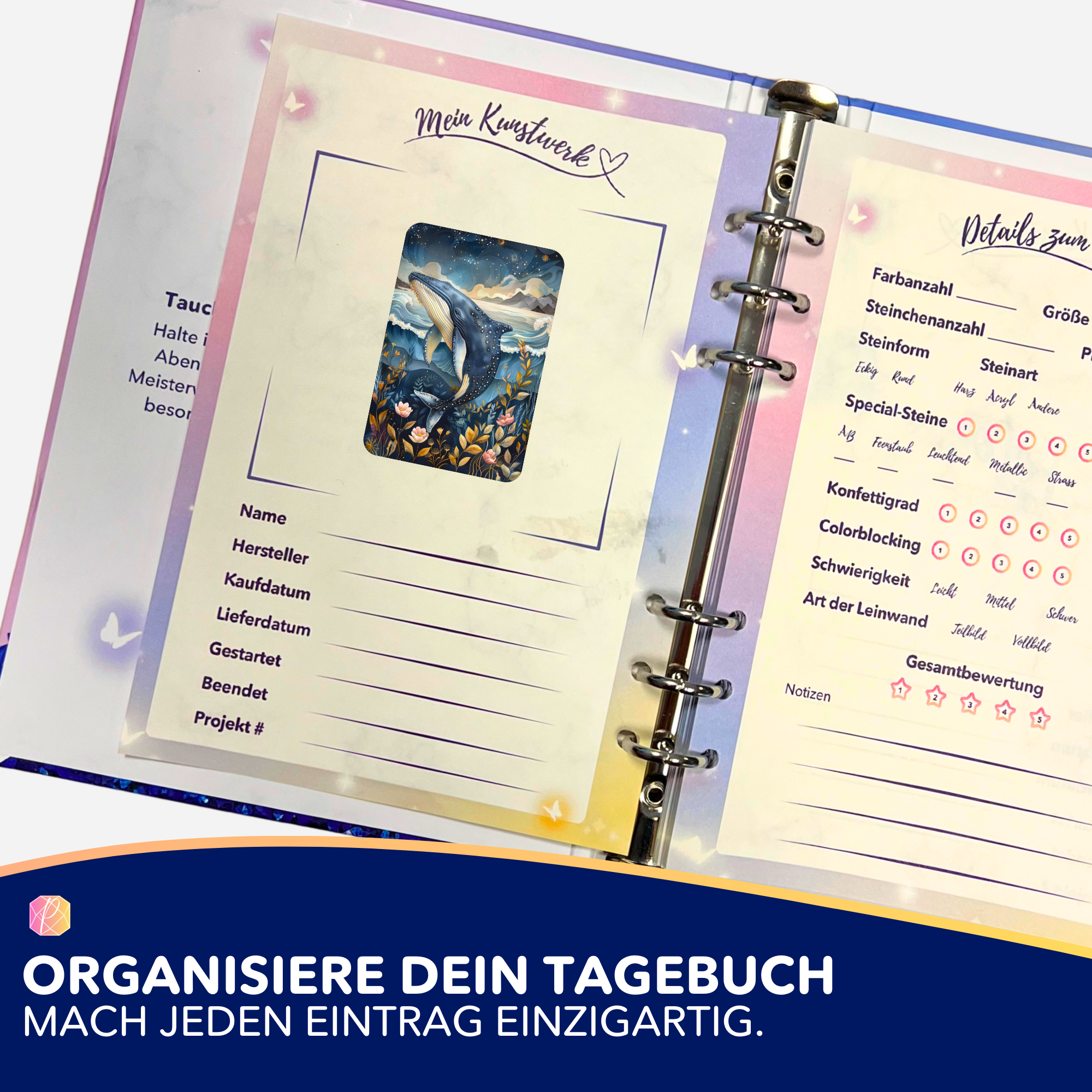 Aufkleber 5er-Set - Susen Pfifferling - Meeresträume