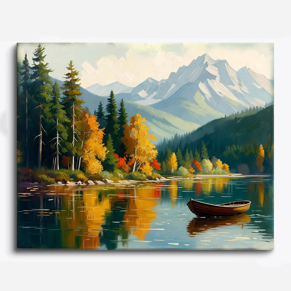 Malen nach Zahlen - Goldene Ufer