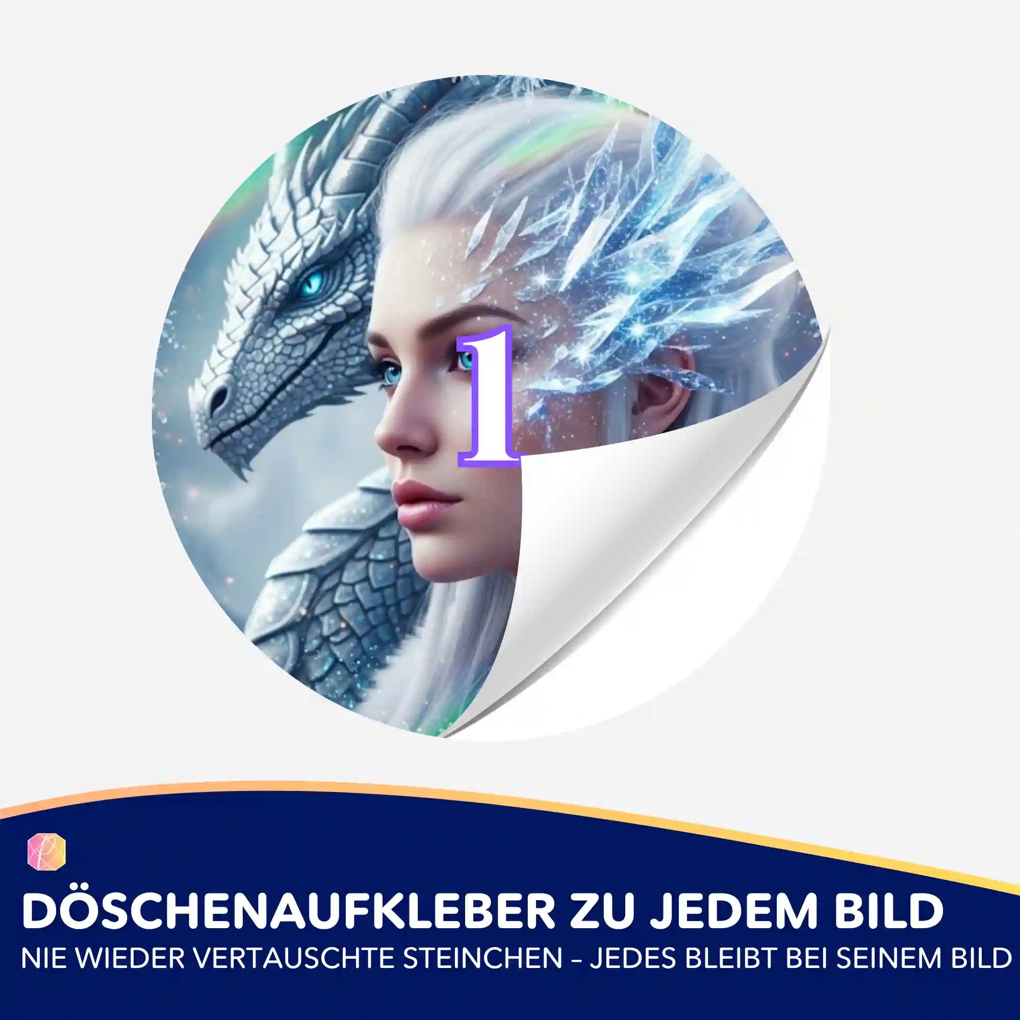 Döschenaufkleber - Dragon Queen