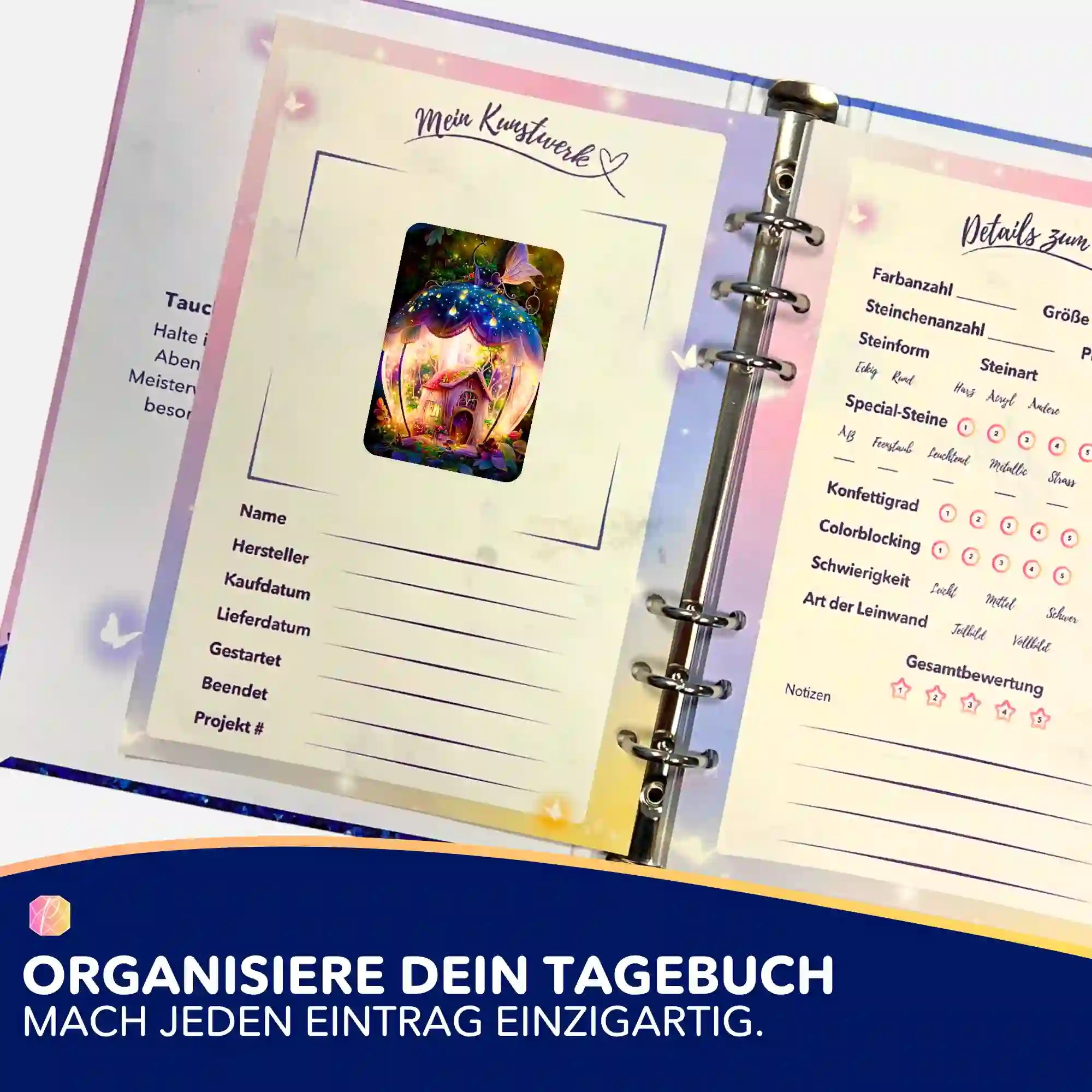 Aufkleber 5er-Set - Fantasiehaus