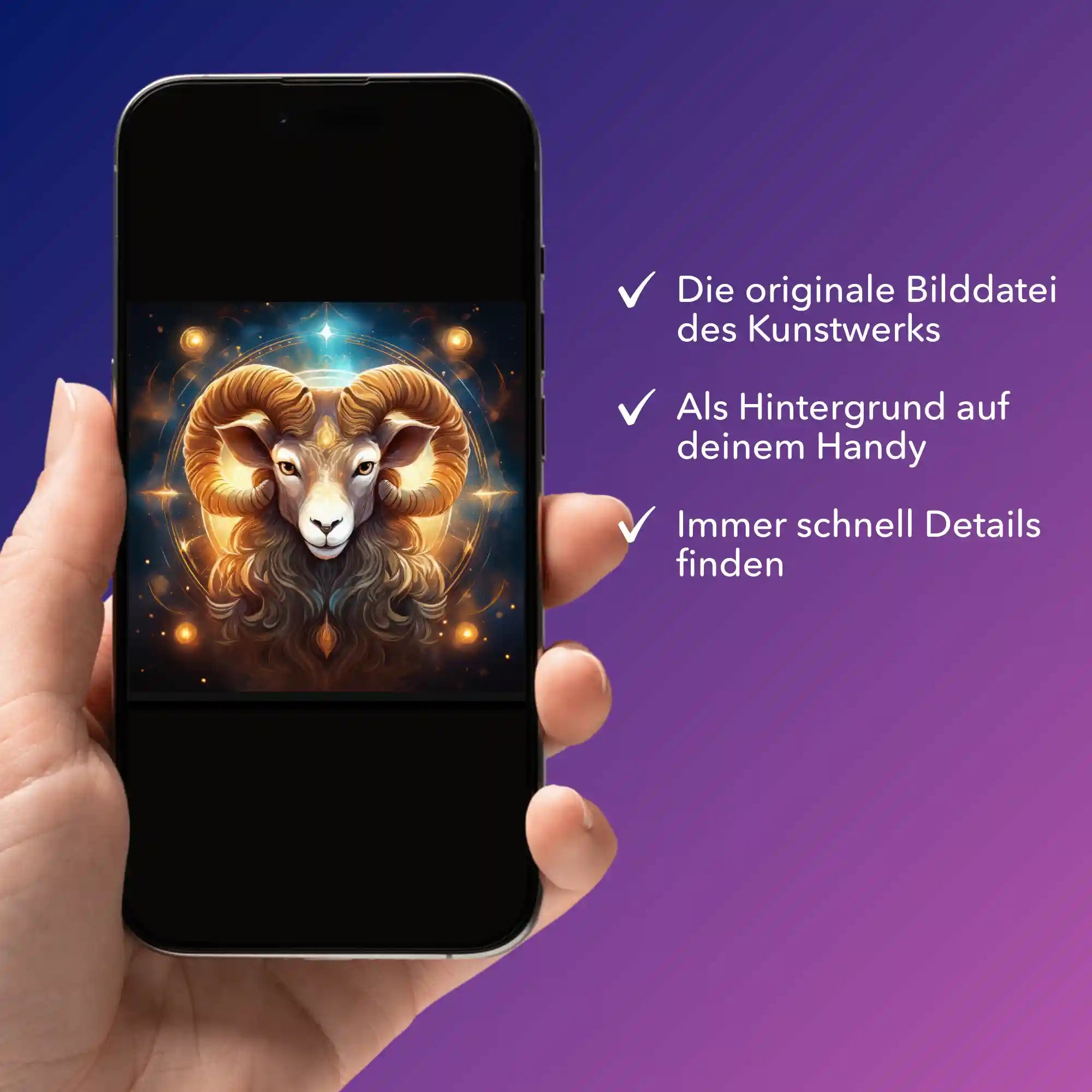 Digitale Bildmappe - Sternzeichen Widder "Limited Edition"