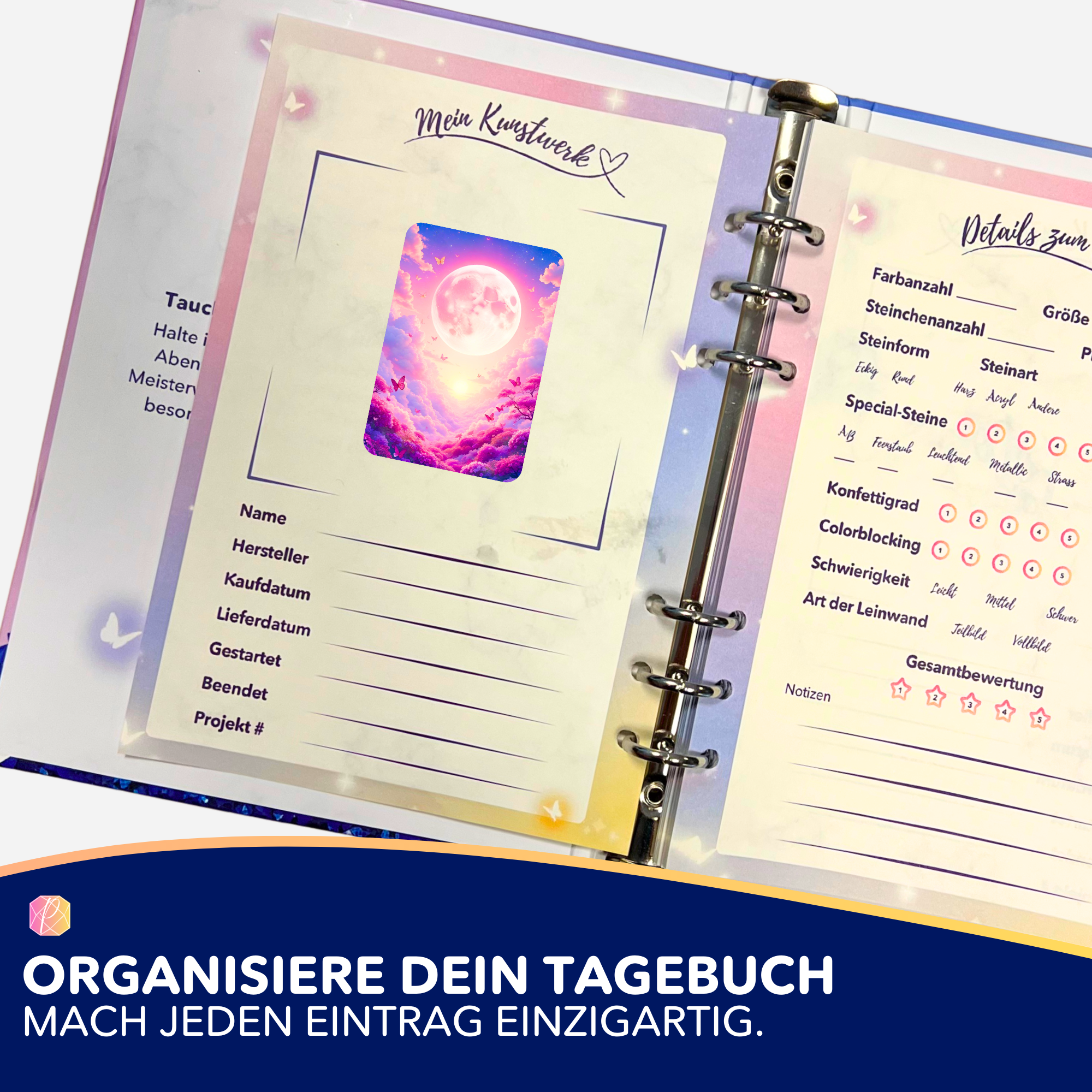 Aufkleber 5er-Set - Wolkenreich