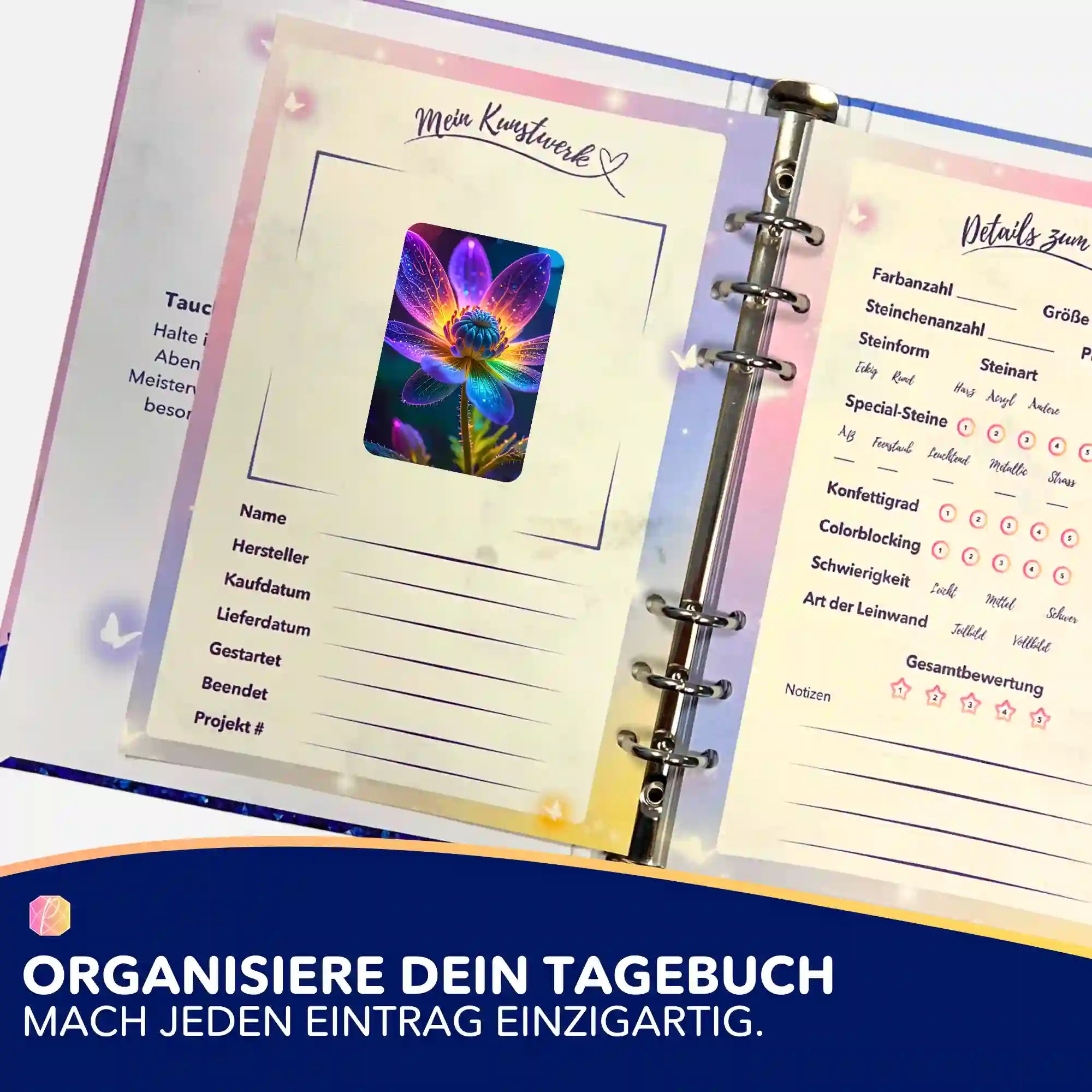 Aufkleber 5er-Set - Im Kern des Lichts