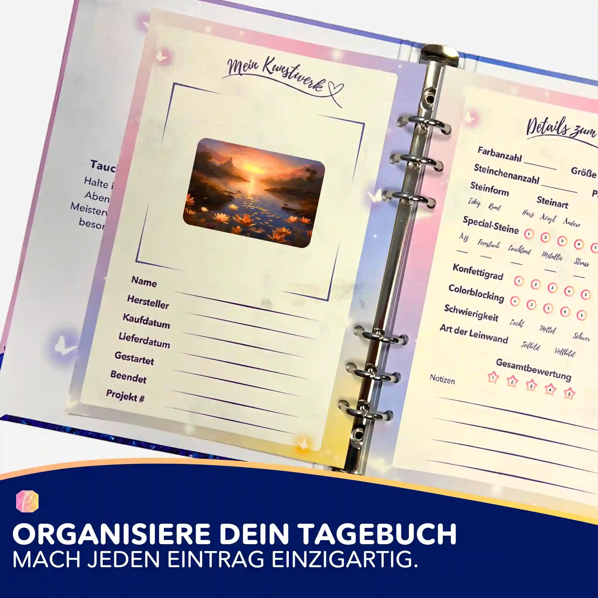 Aufkleber 5er-Set - Wenn der Tag ausatmet
