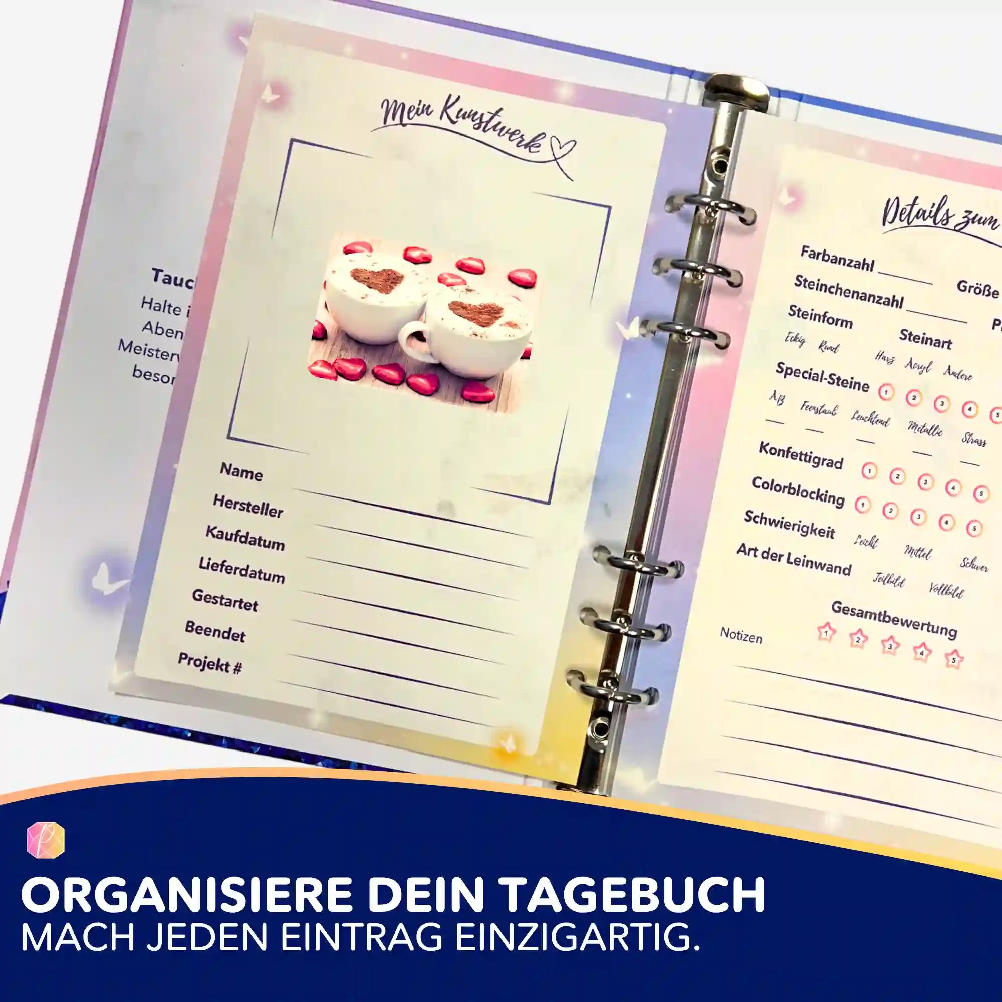 Aufkleber 5er-Set - Kaffeeliebe