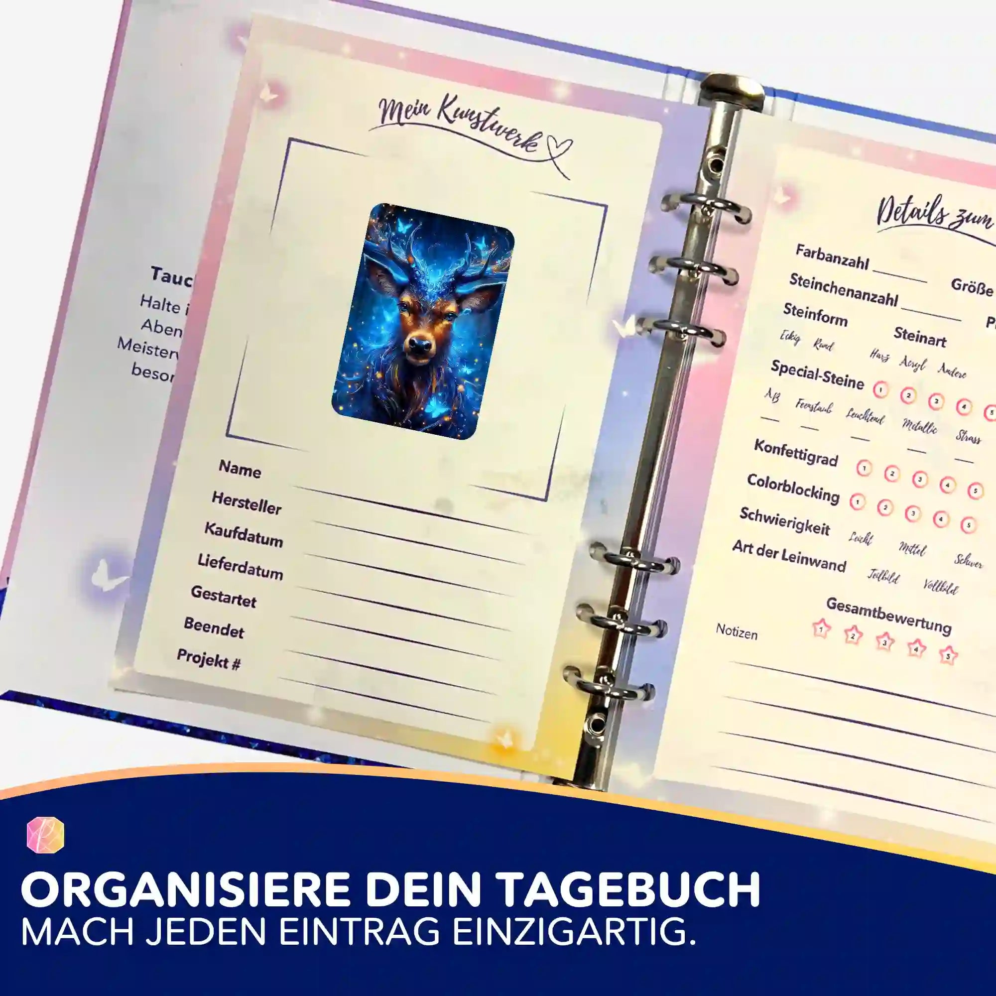 Aufkleber 5er-Set - Wächter des Waldes
