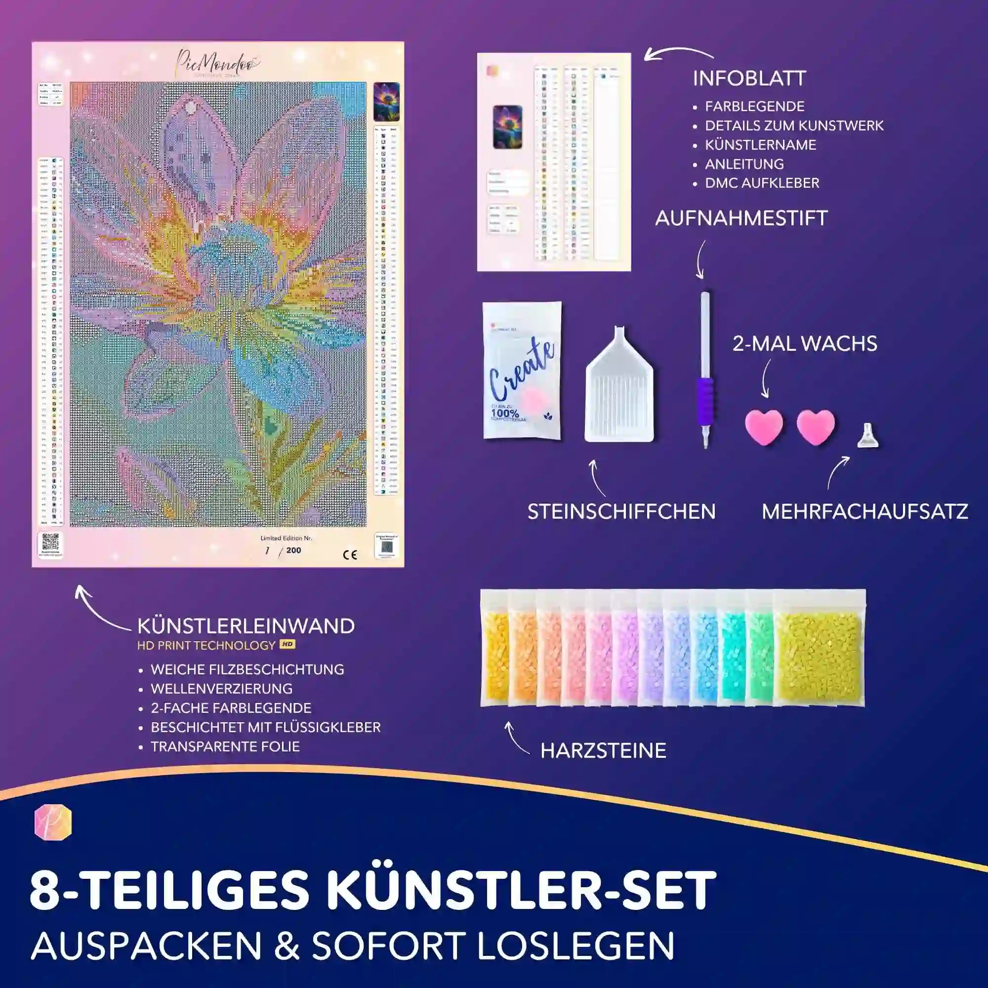 Diamond Painting - Im Kern des Lichts "Limited Edition"