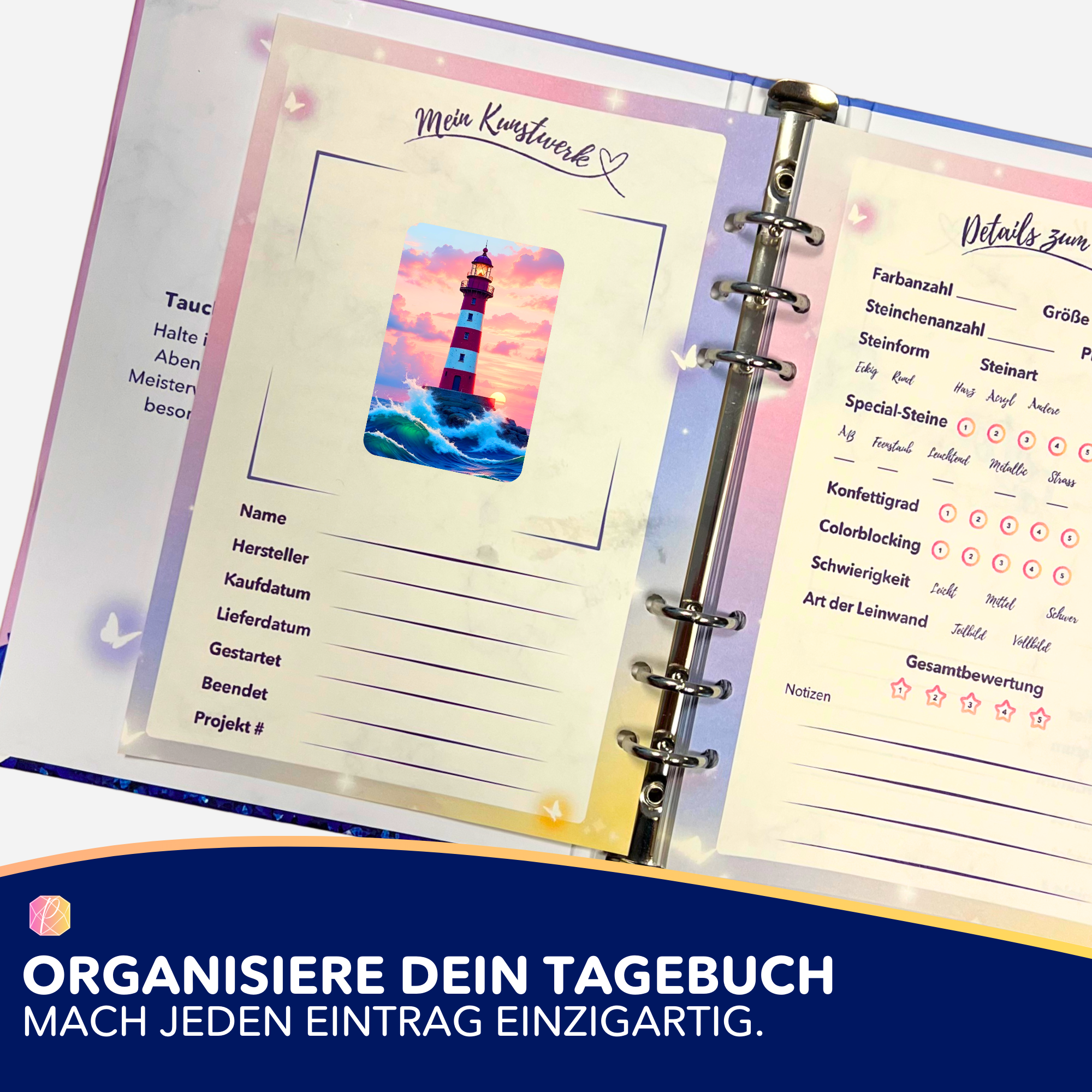 Aufkleber 5er-Set - Leuchtturm der Hoffnung
