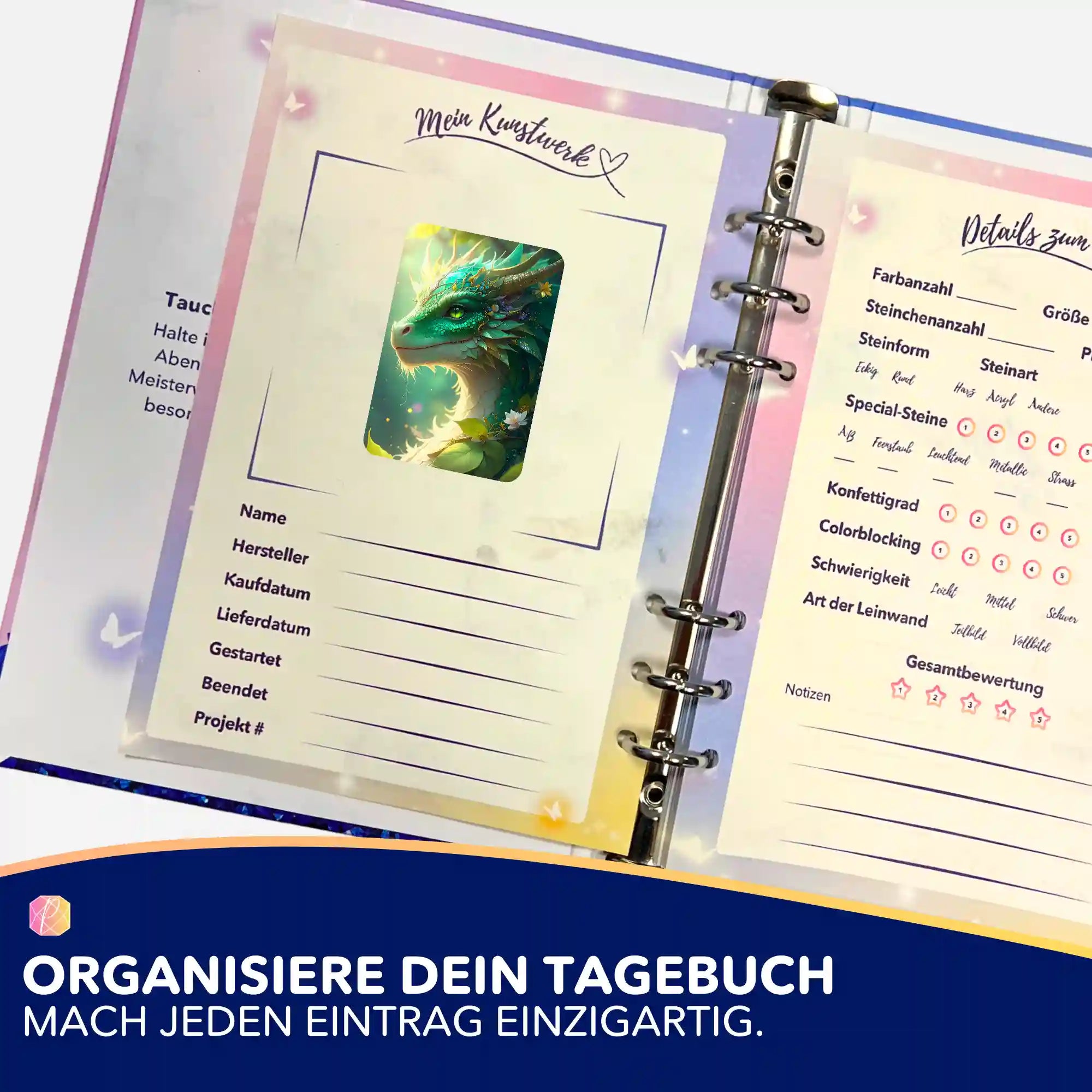 Aufkleber 5er-Set - Hüter des Smaragdwaldes