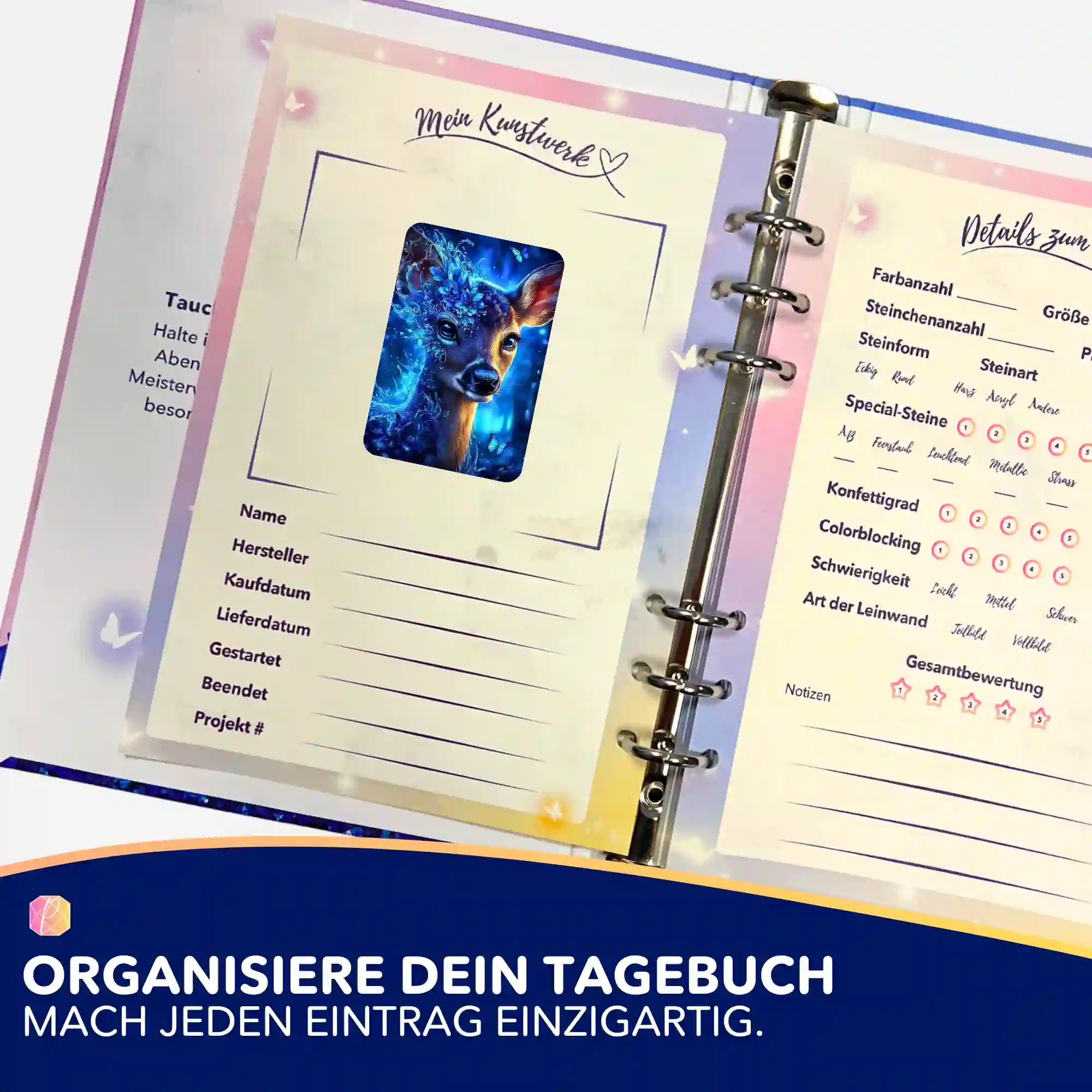 Aufkleber 5er-Set - Hüterin des Herzens