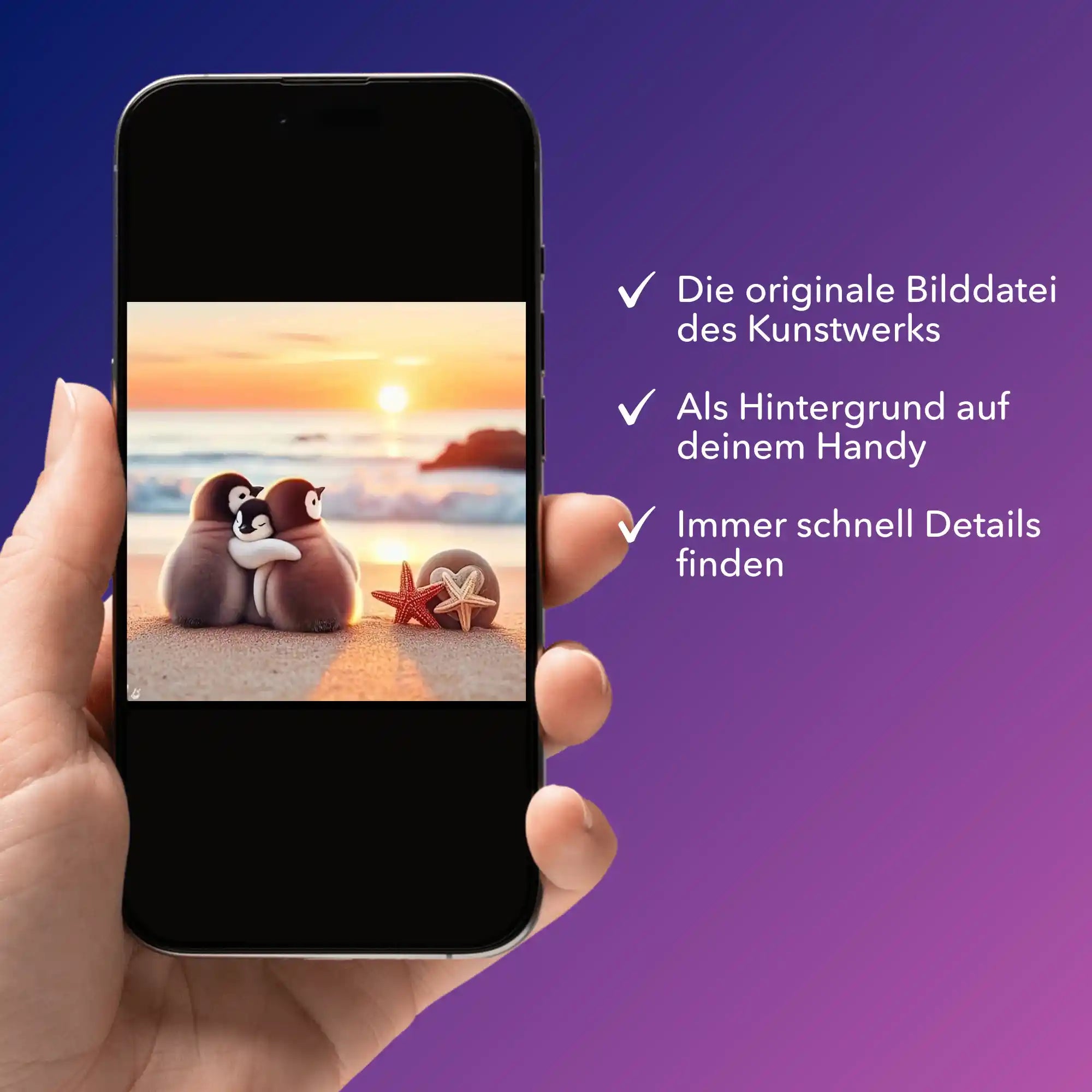 Digitale Bildmappe - Happy Family am Strand