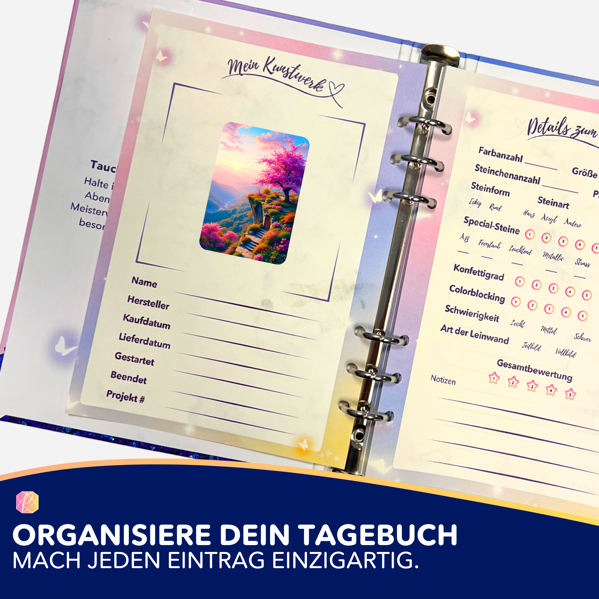 Aufkleber 5er-Set - Morgendämmerung