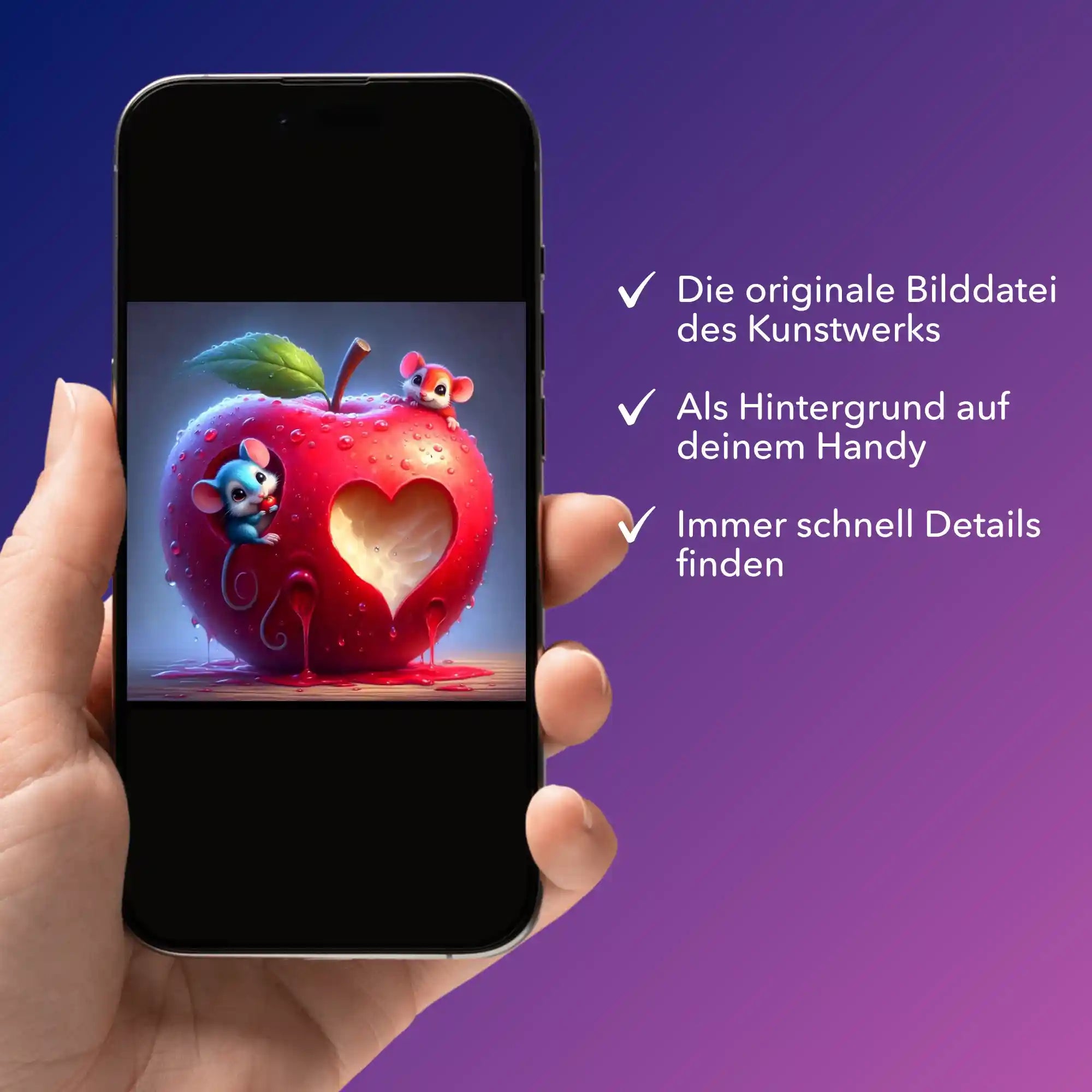 Digitale Bildmappe - Liebe im Mäusehaus