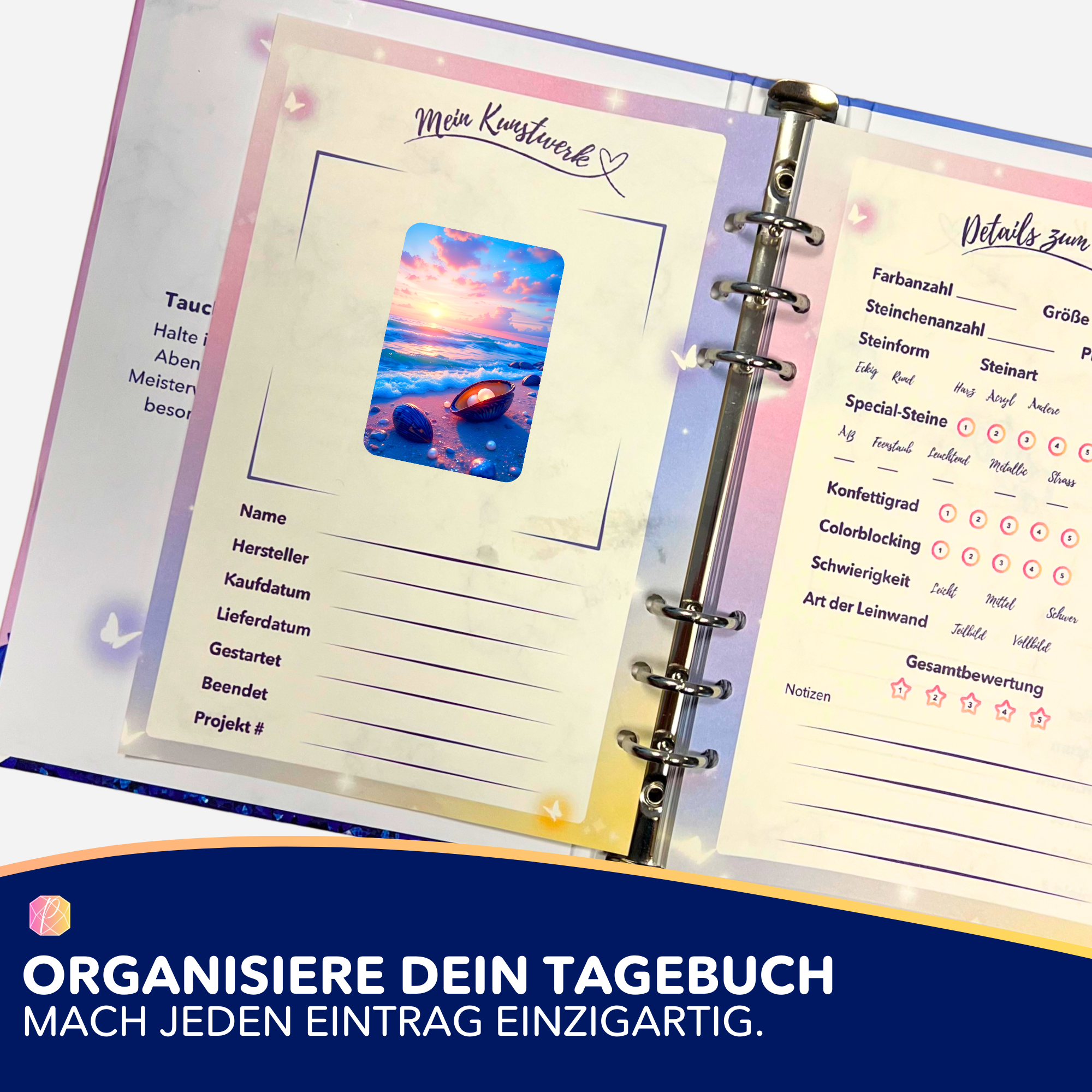 Aufkleber 5er-Set - Strandliebe