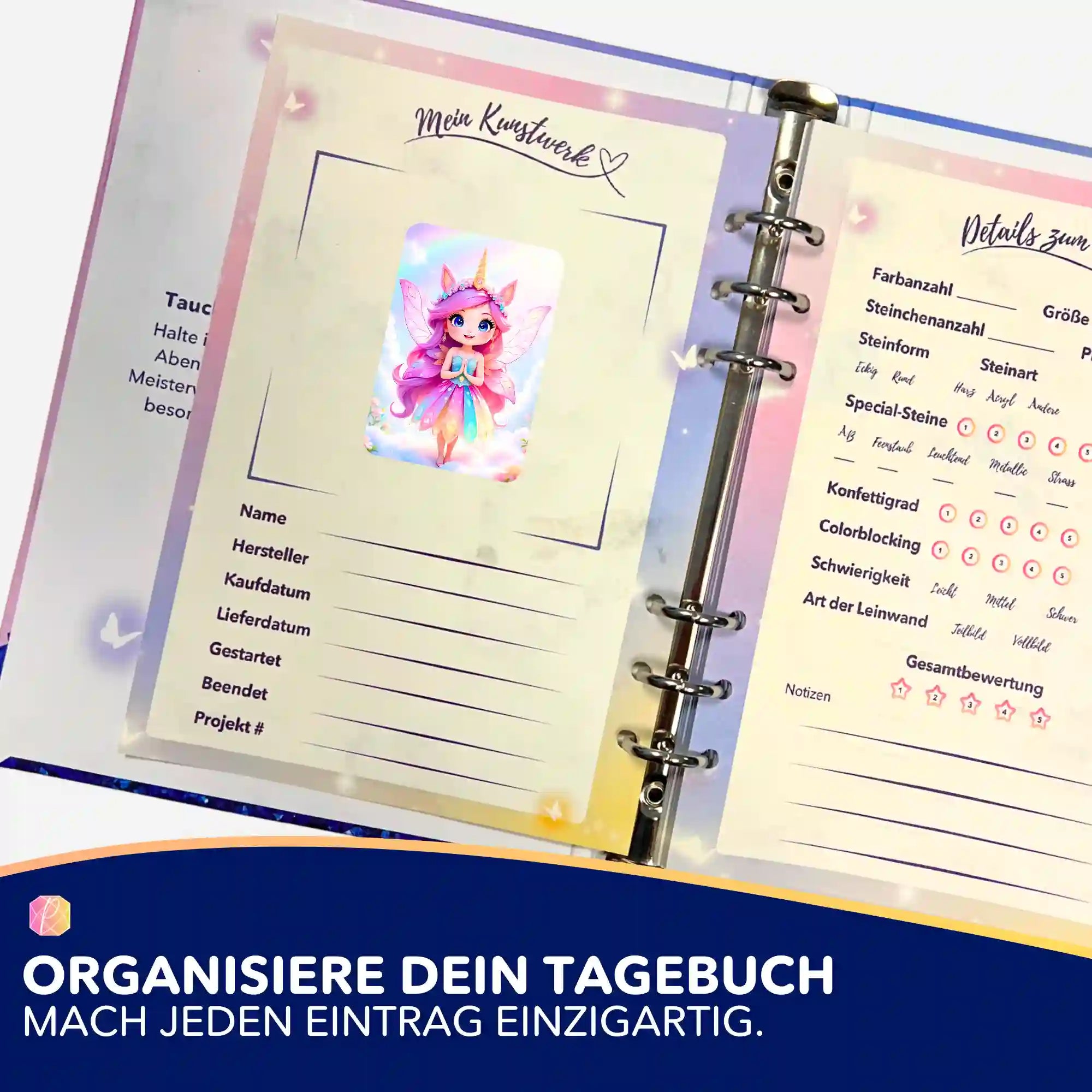 Aufkleber 5er-Set - Fairydust Special - Fee im Wolkenreich
