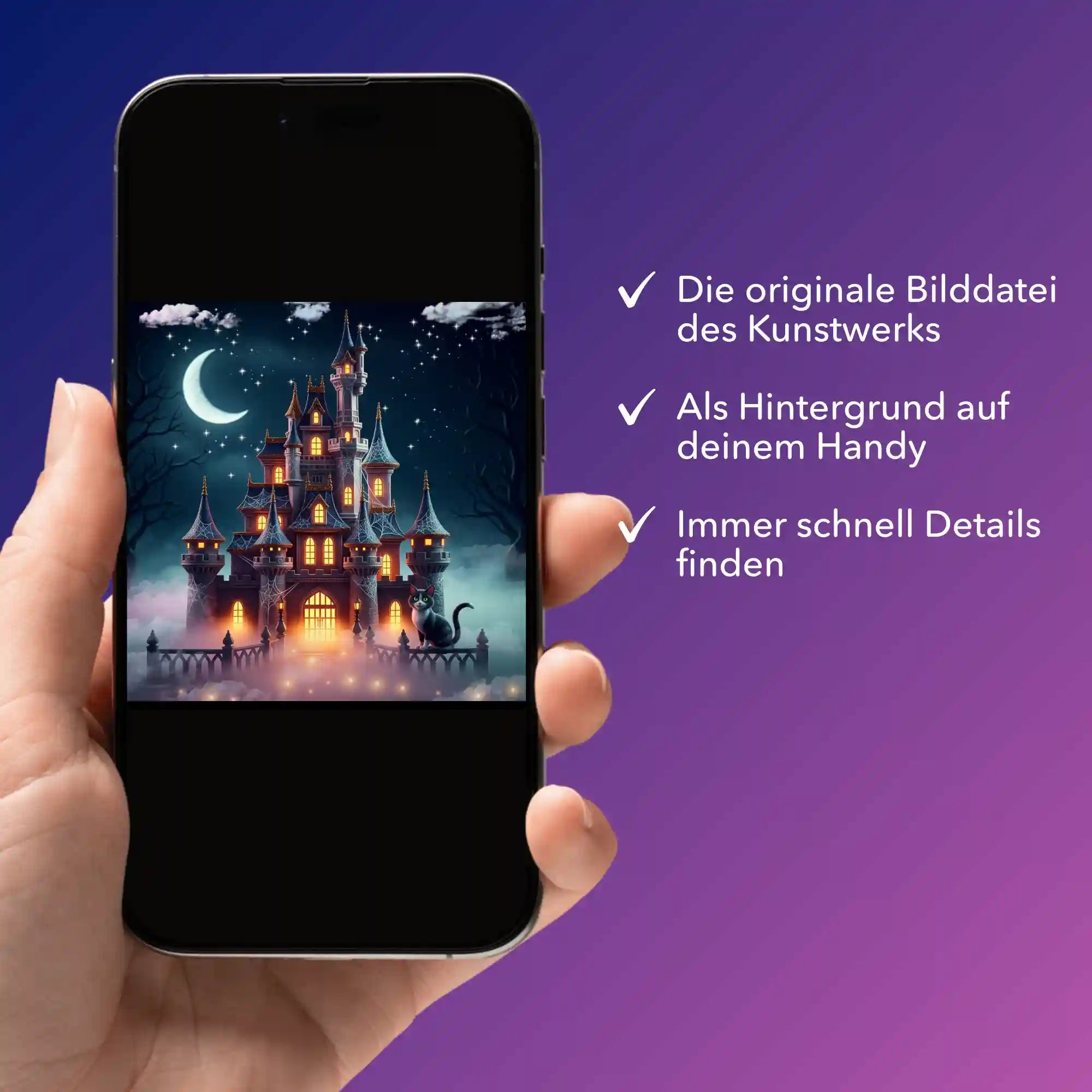 Digitale Bildmappe - Nachtschloss