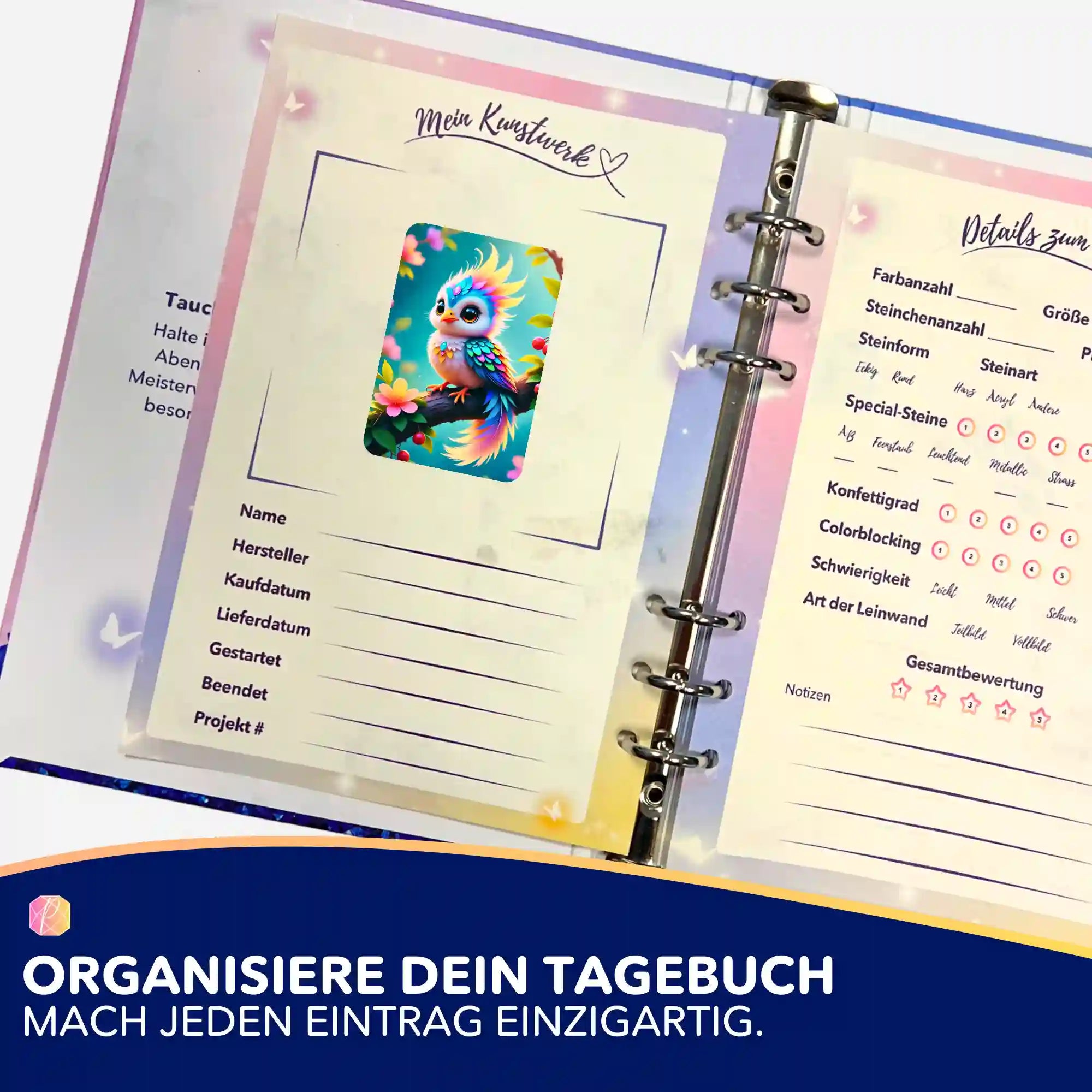 Aufkleber 5er-Set - Farbenkind